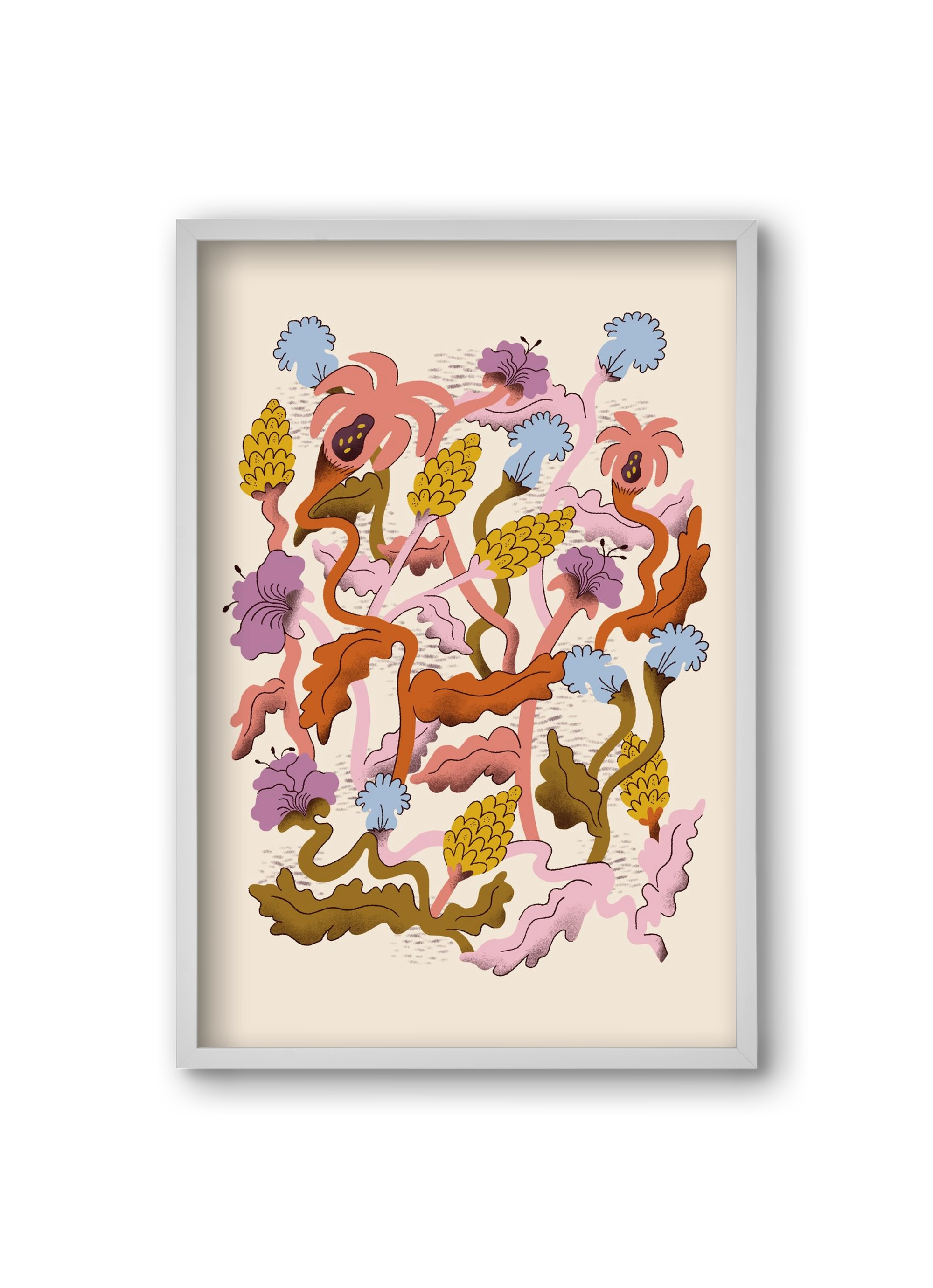 Entangled, 20x30 cm (20x30 cm), Fehér keret