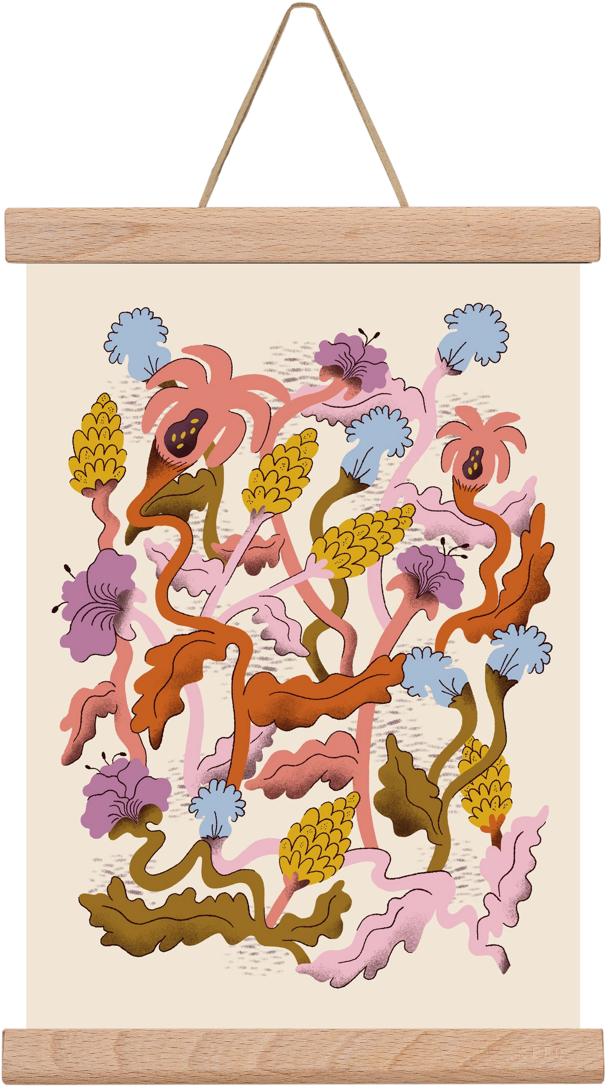 Entangled, 20x30 cm (20x30 cm), Tölgy akasztó