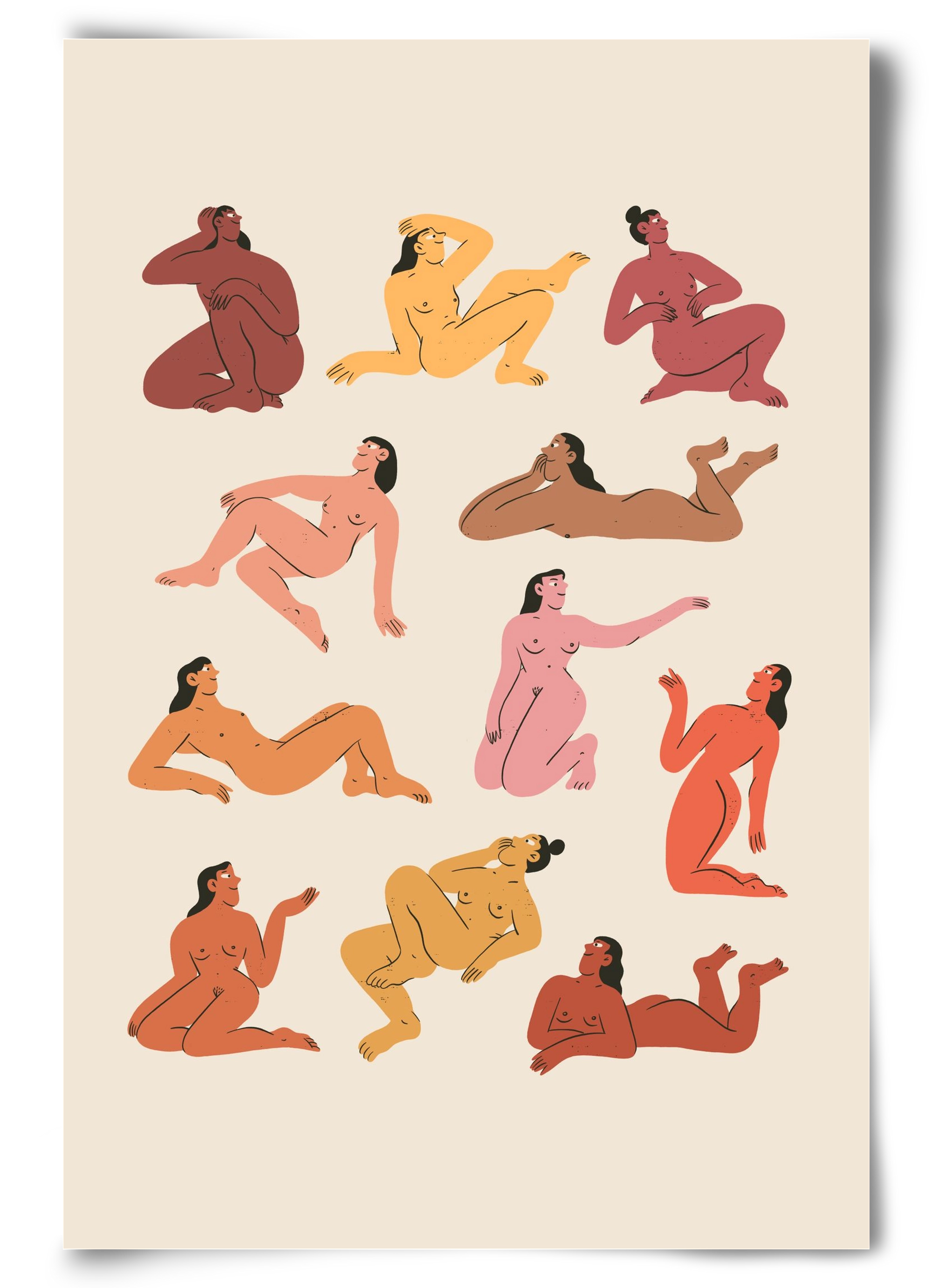 Naked truth, 60x90 cm, Keret nélkül