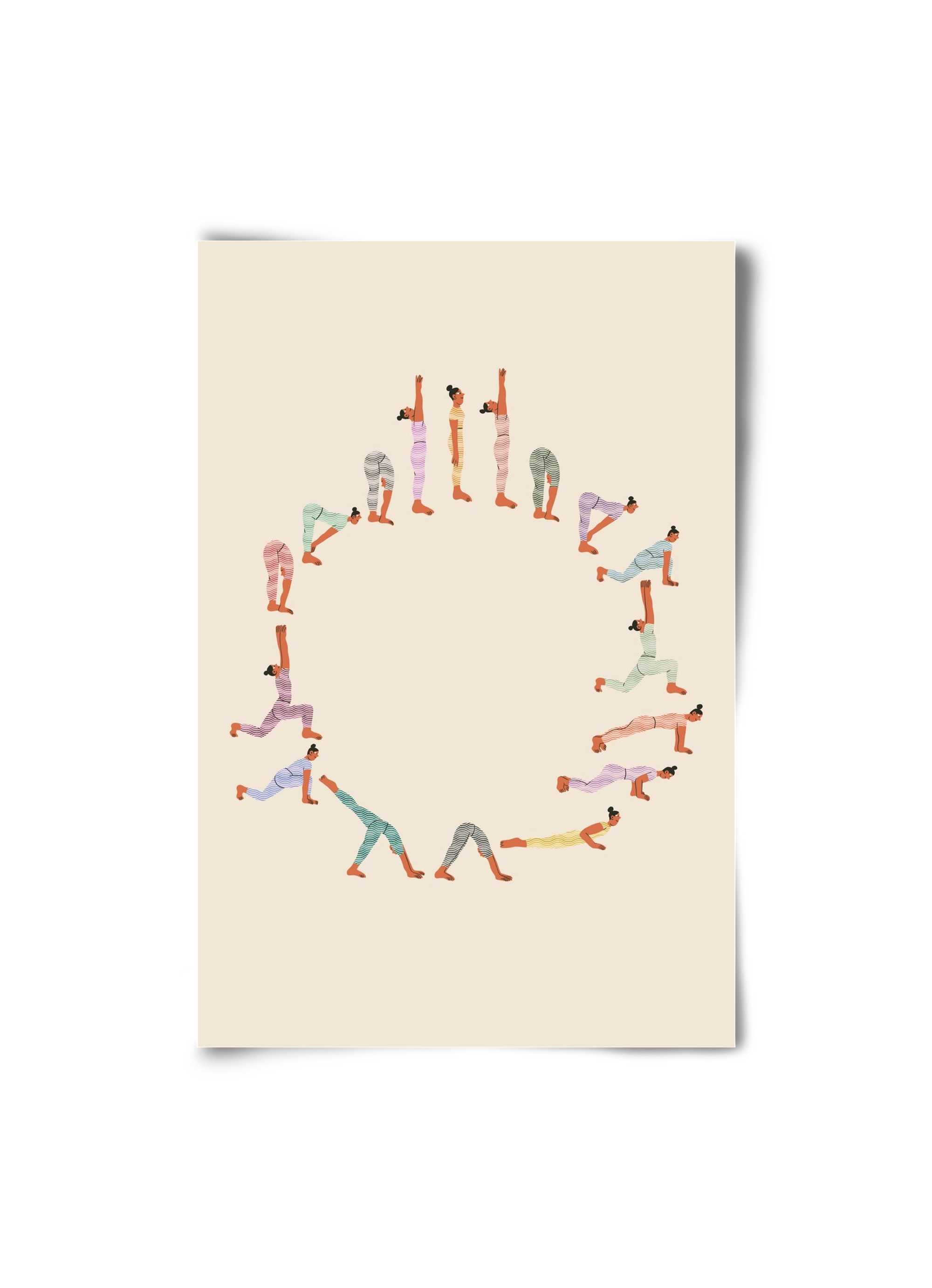 Lunge Salute, 20x30 cm, Keret nélkül