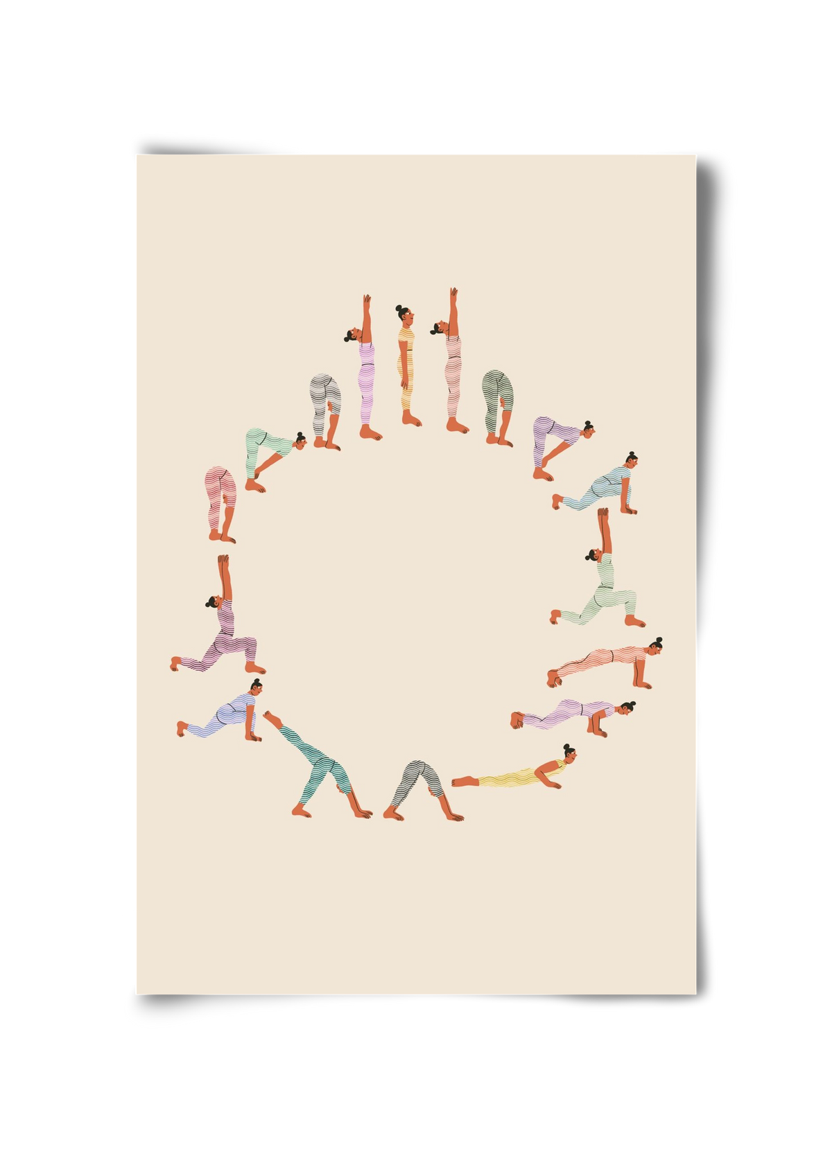 Lunge Salute, 30x45 cm, Keret nélkül