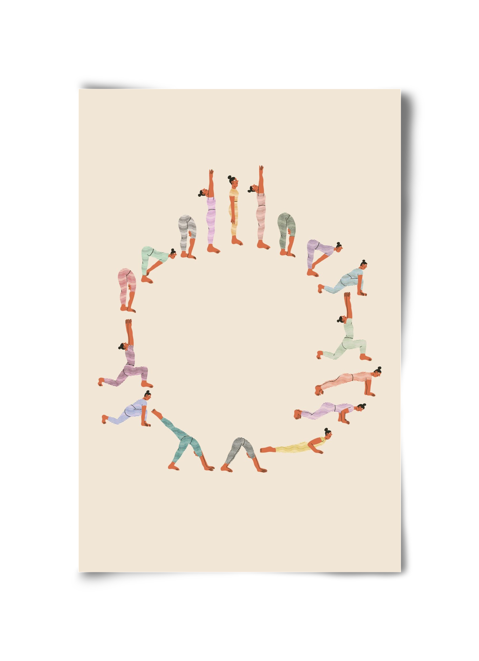 Lunge Salute, 30x45 cm, Keret nélkül