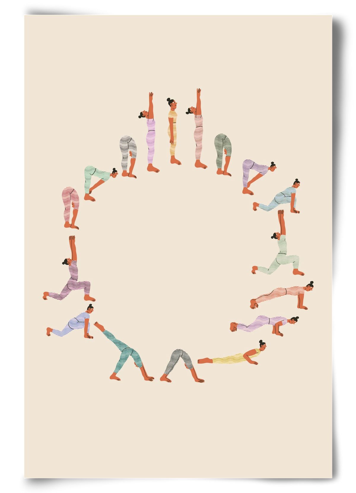 Lunge Salute, 60x90 cm, Keret nélkül