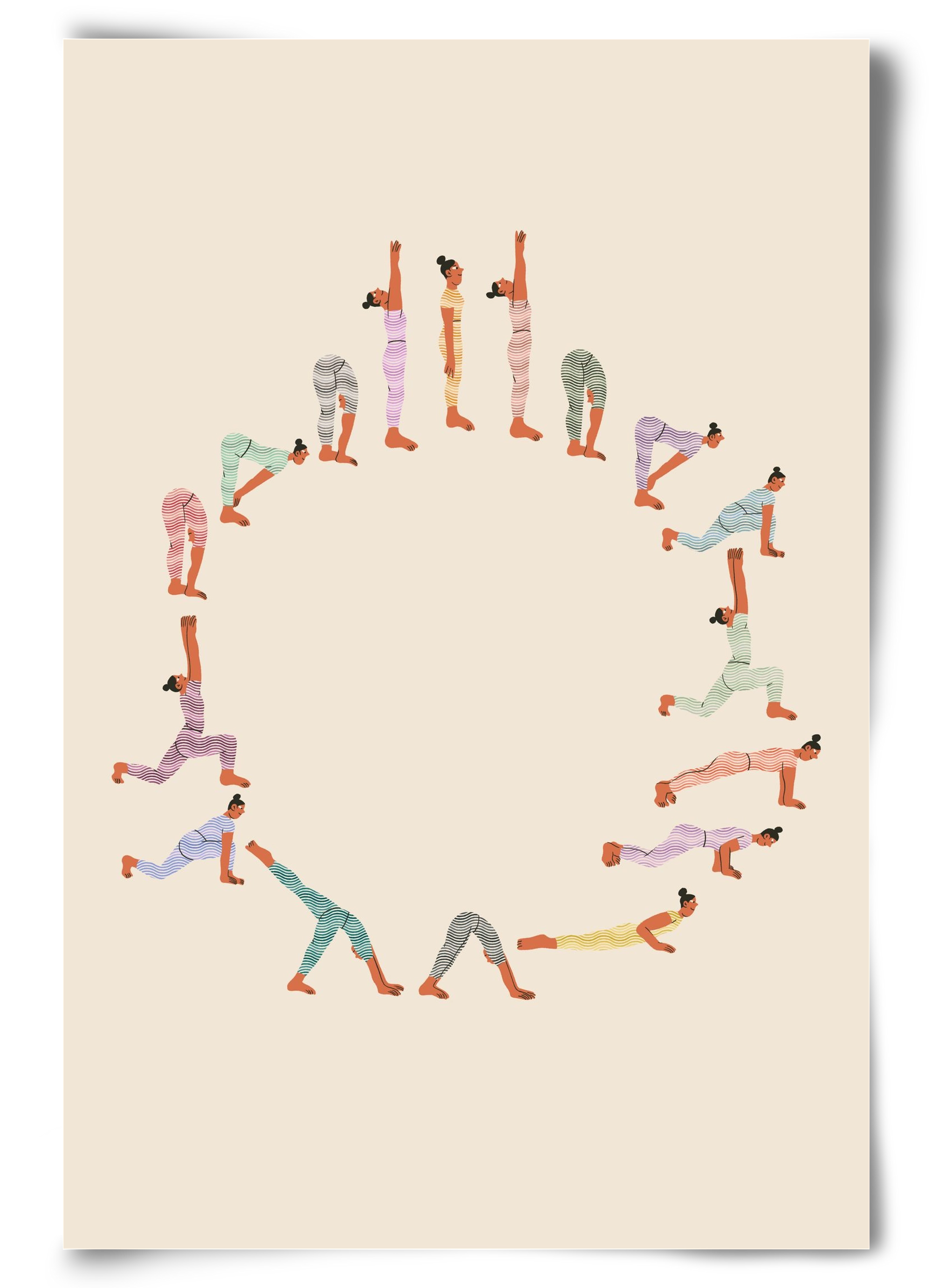 Lunge Salute, 60x90 cm, Keret nélkül