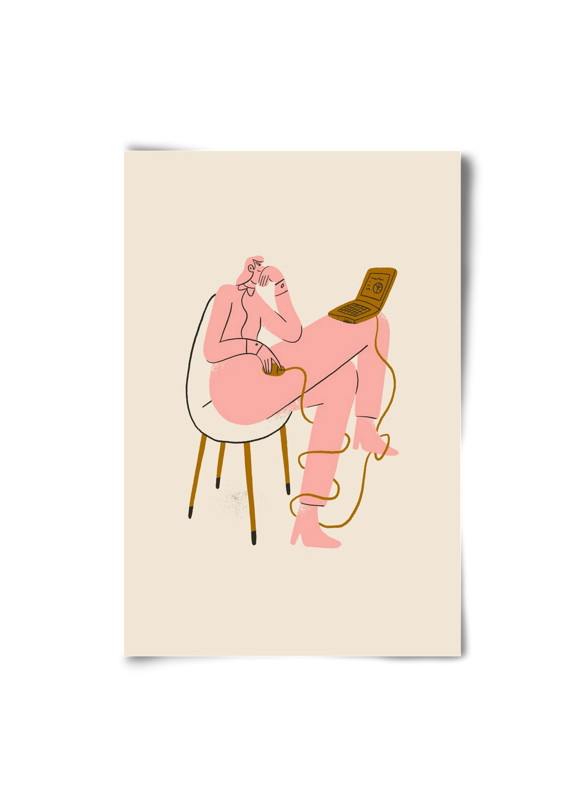 Office slave, 20x30 cm, Keret nélkül