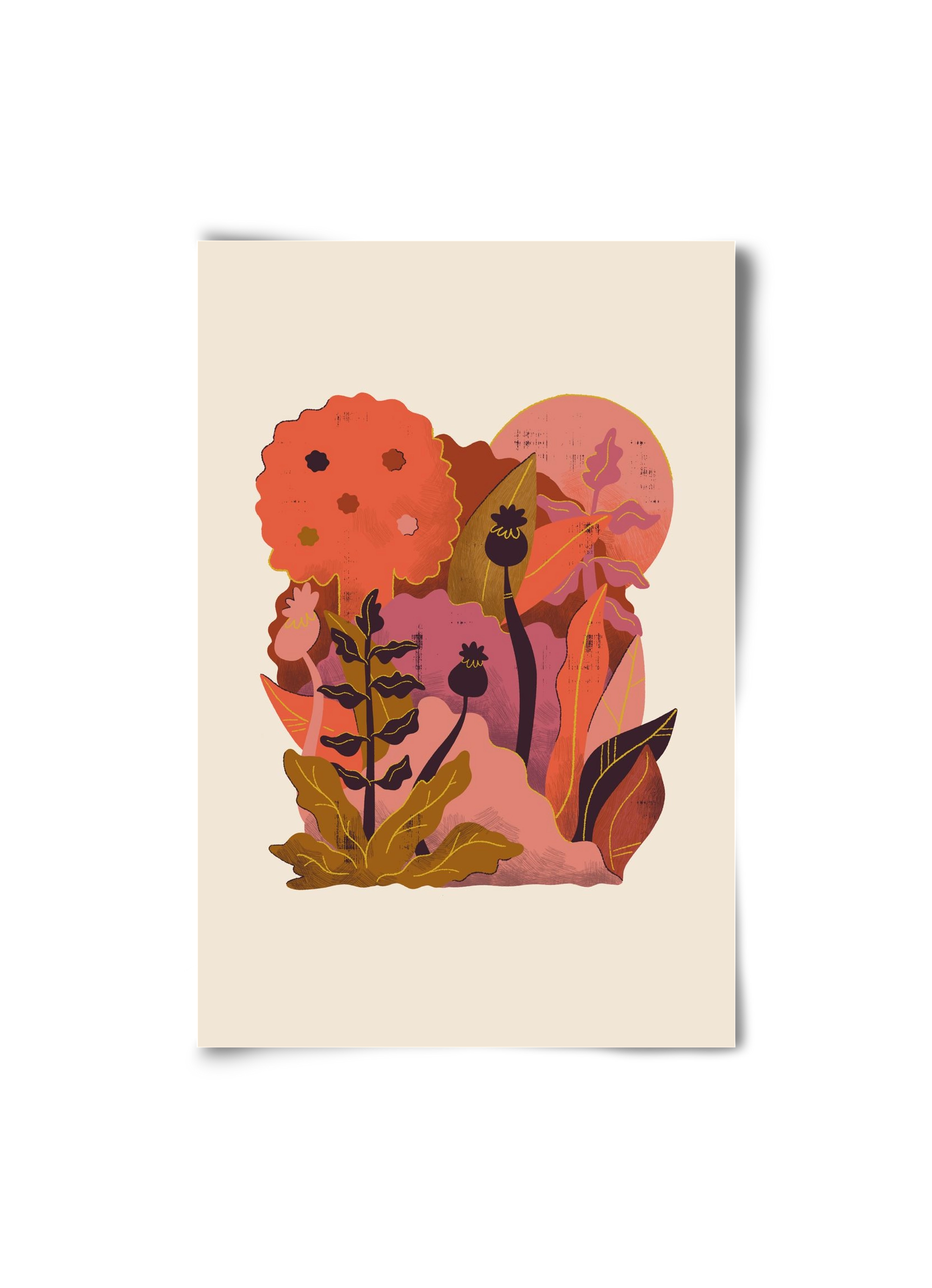 Jungle Sunset, 20x30 cm, Keret nélkül