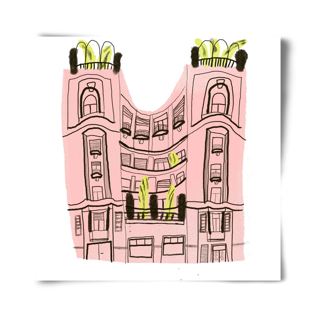 Falk Miksa 4, 40x40 cm, Keret nélkül