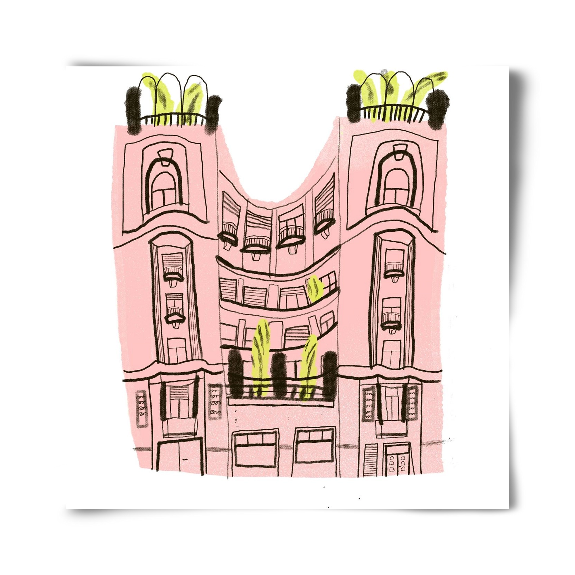 Falk Miksa 4, 40x40 cm, Keret nélkül