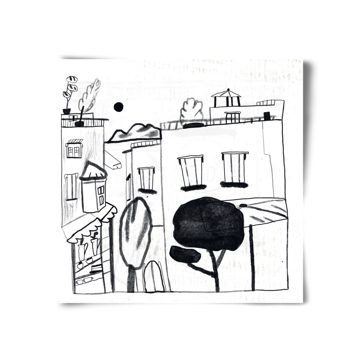 Tunis, 30x30 cm, Keret nélkül