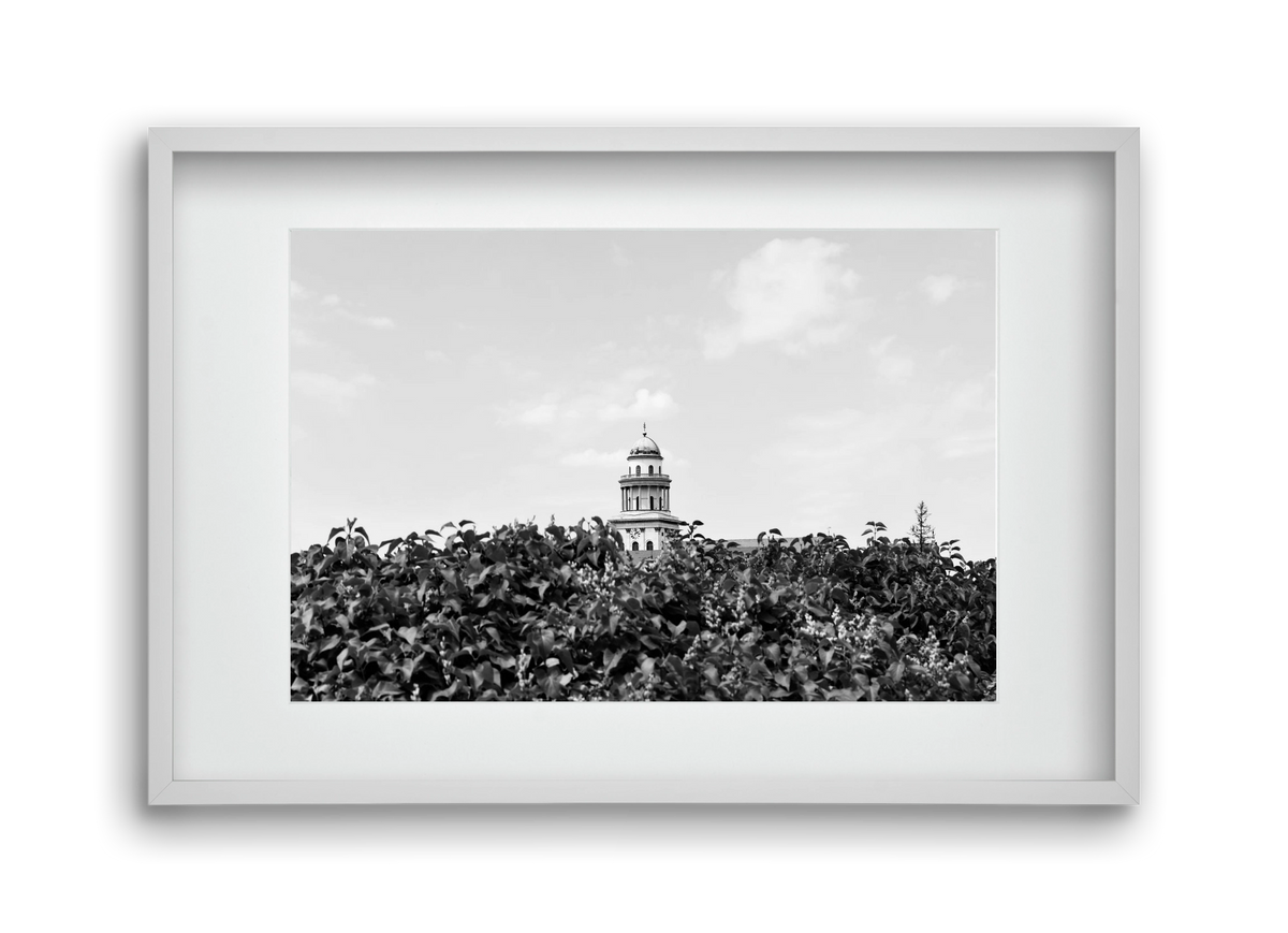 Pannonhalmi Főapátság, 45x30 cm (30x20 cm), Fehér keret, paszpartuval