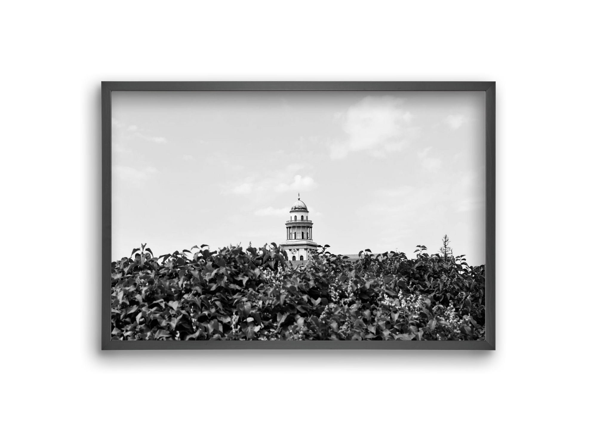 Pannonhalmi Főapátság, 30x20 cm (30x20 cm), Fekete keret