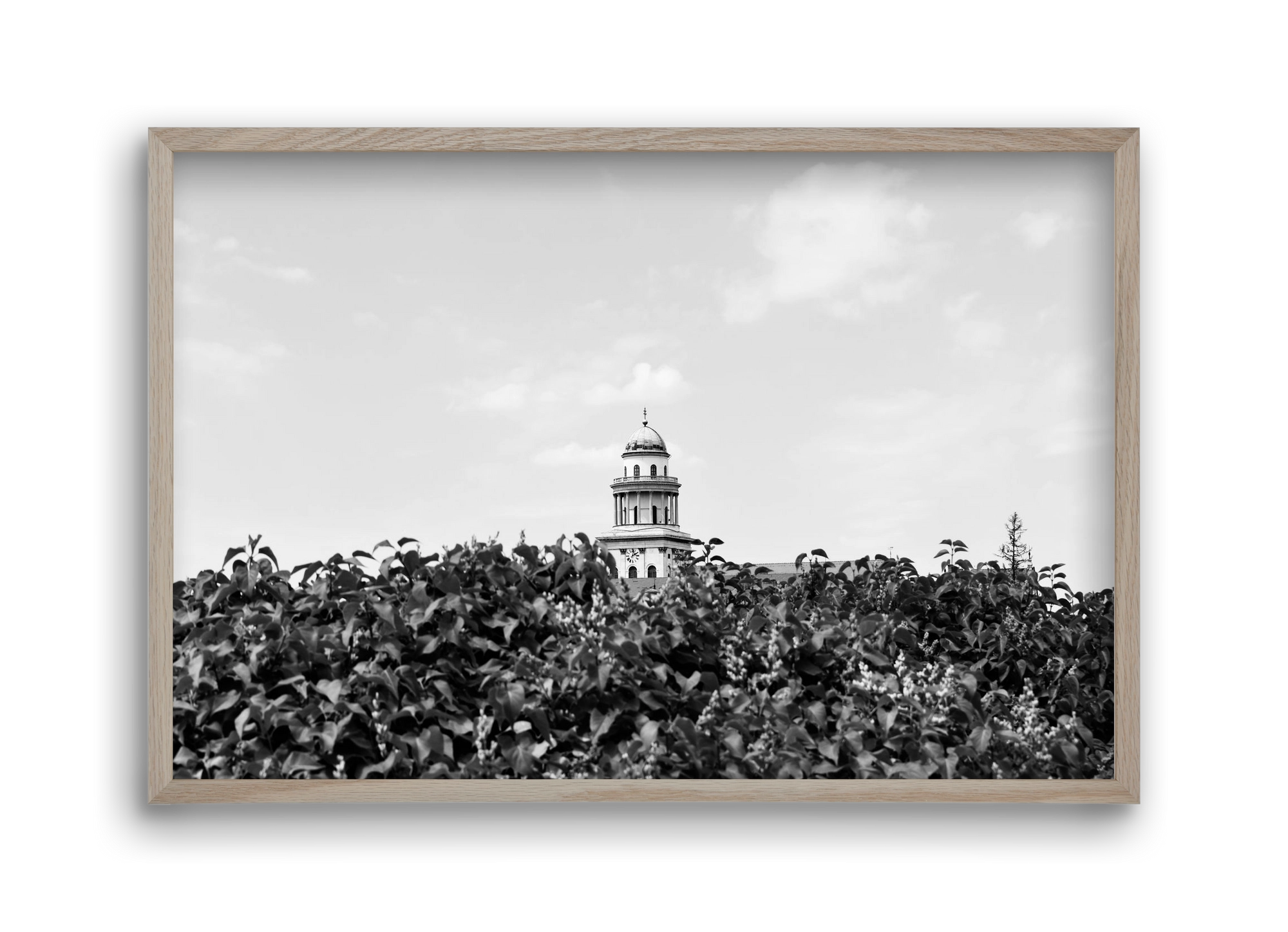 Pannonhalmi Főapátság, 45x30 cm (45x30 cm), Tölgy keret