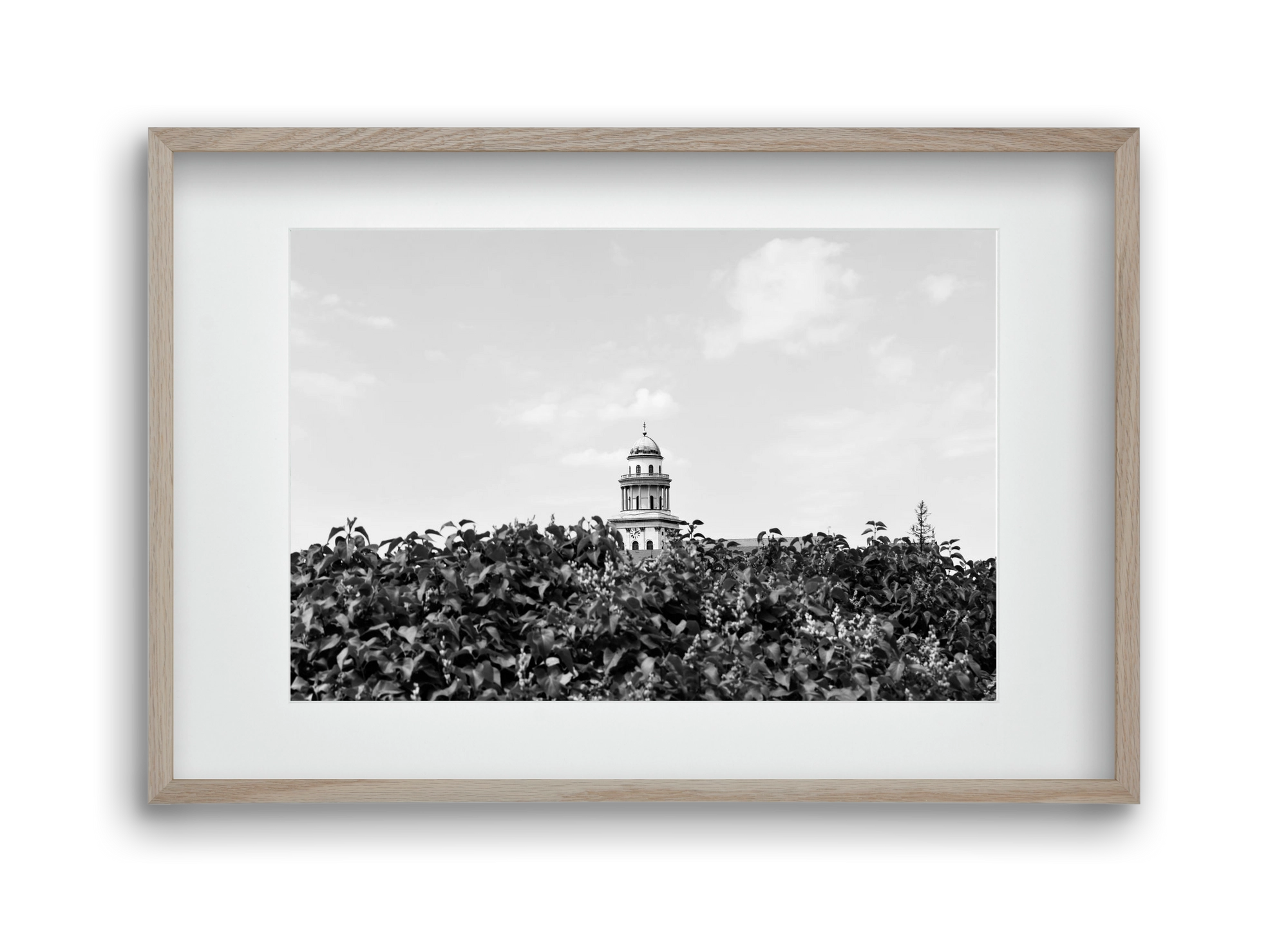 Pannonhalmi Főapátság, 45x30 cm (30x20 cm), Tölgy keret, paszpartuval