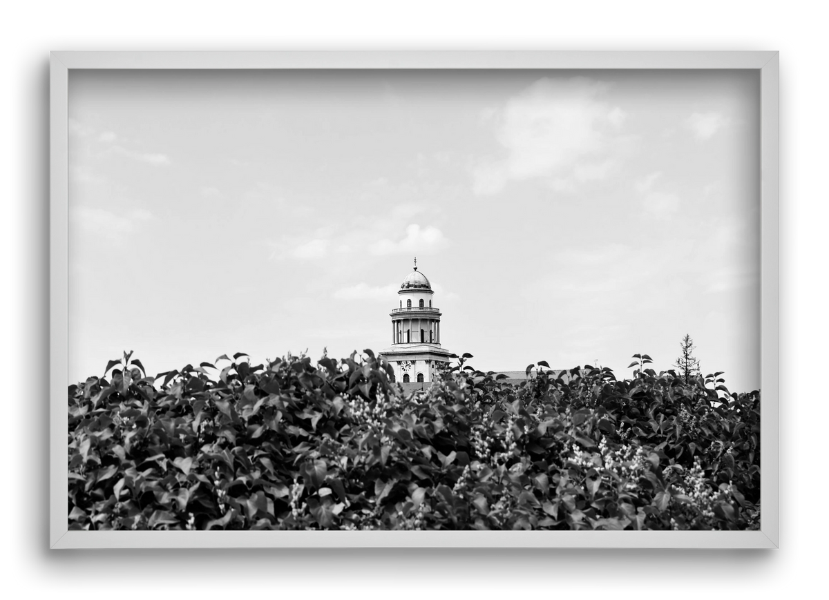 Pannonhalmi Főapátság, 60x40 cm (60x40 cm), Fehér keret