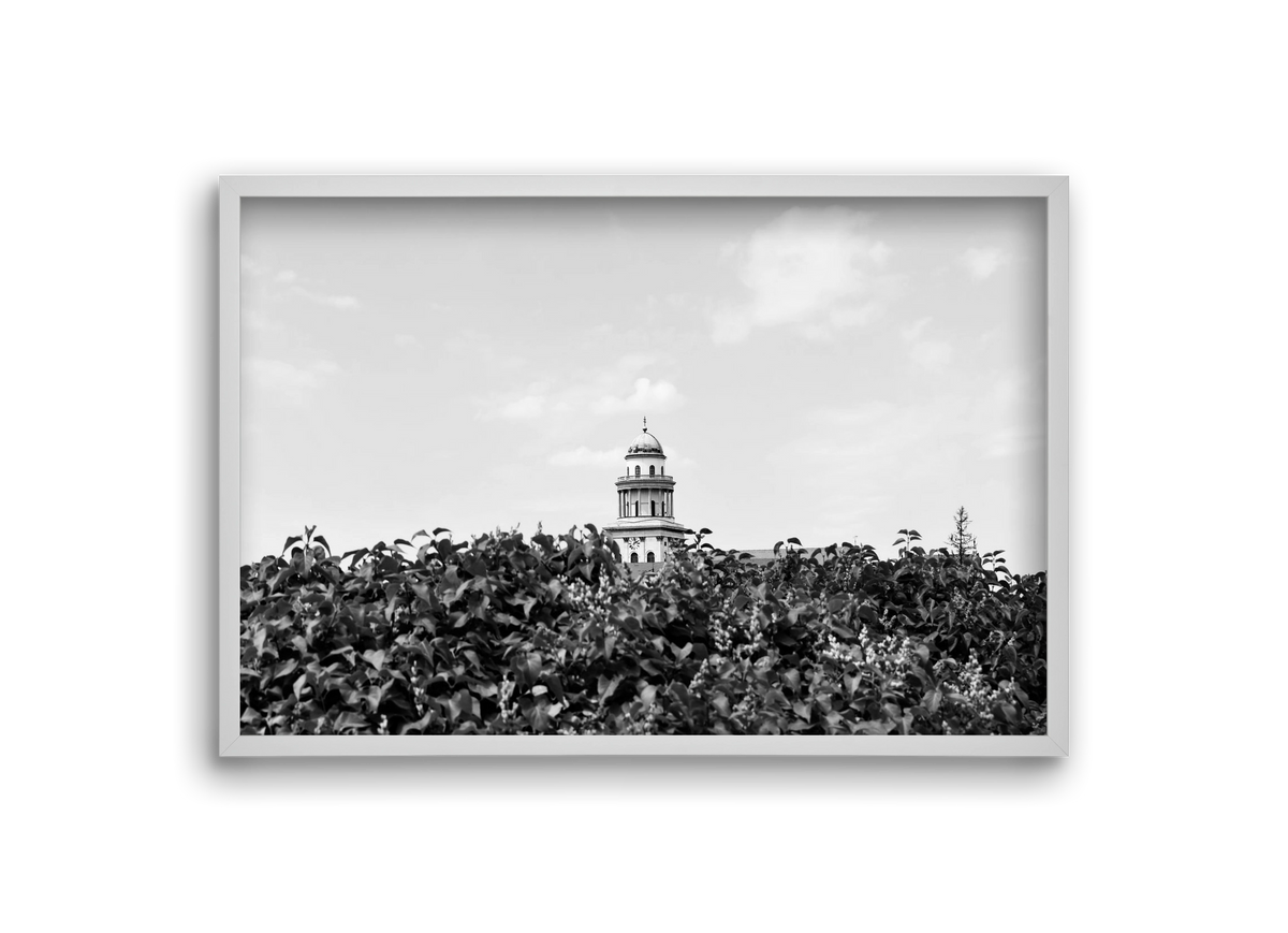 Pannonhalmi Főapátság, 30x20 cm (30x20 cm), Fehér keret