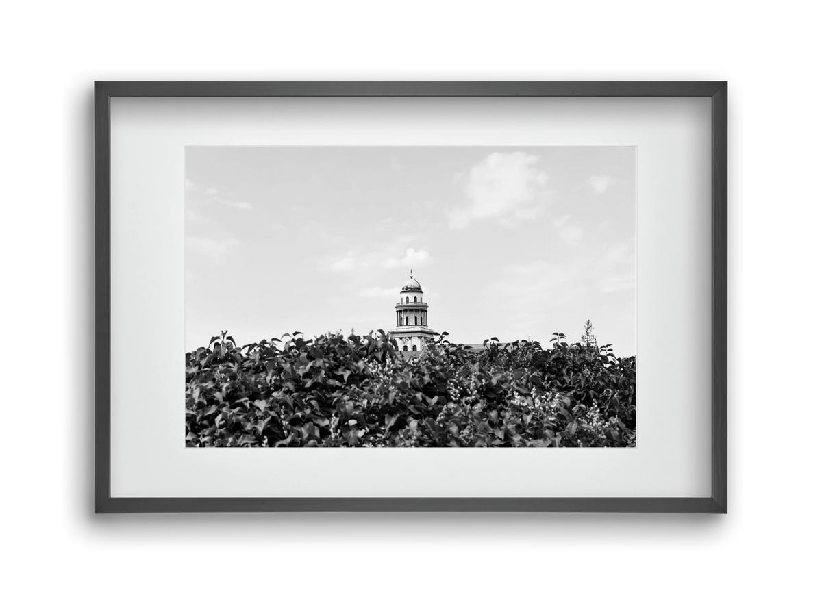 Pannonhalmi Főapátság, 45x30 cm (30x20 cm), Fekete keret, paszpartuval