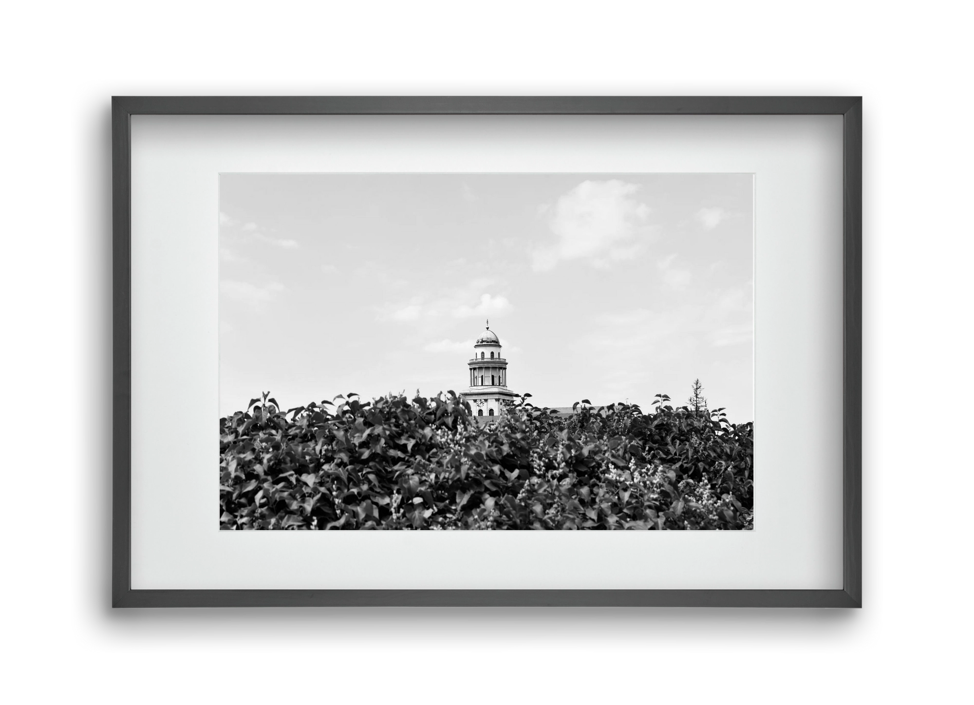 Pannonhalmi Főapátság, 45x30 cm (30x20 cm), Fekete keret, paszpartuval