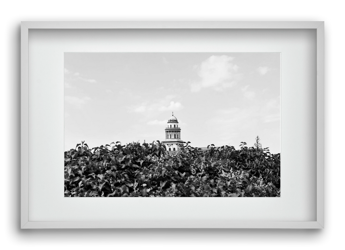 Pannonhalmi Főapátság, 60x40 cm (45x30 cm), Fehér keret, paszpartuval