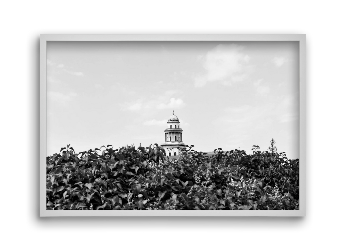 Pannonhalmi Főapátság, 45x30 cm (45x30 cm), Fehér keret