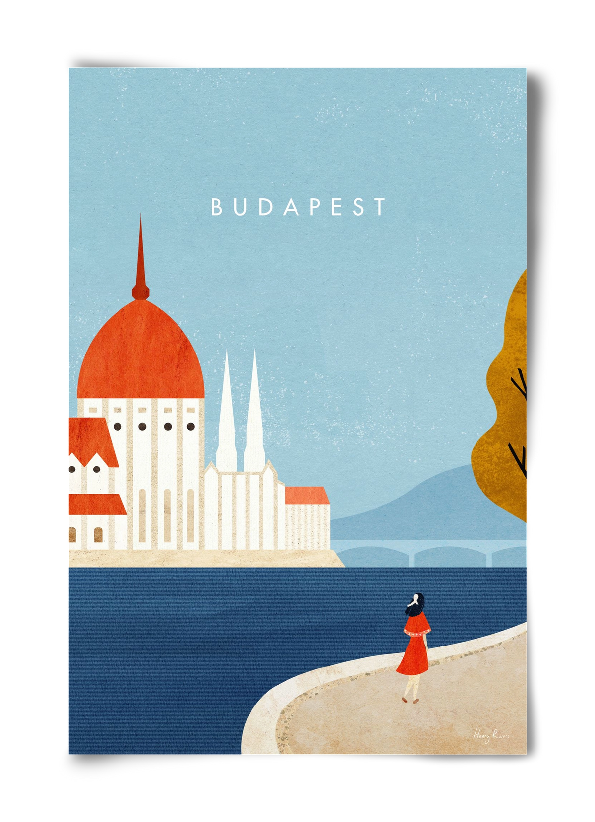 Budapest, 40x60 cm, Keret nélkül