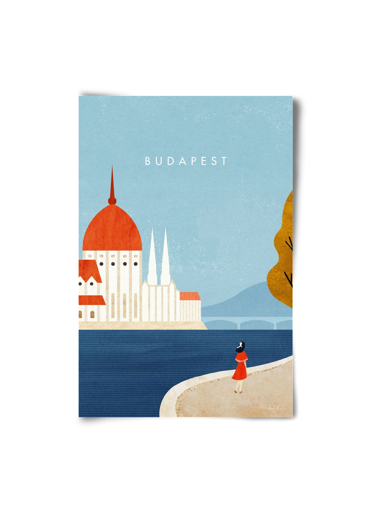 Budapest, 20x30 cm, Keret nélkül
