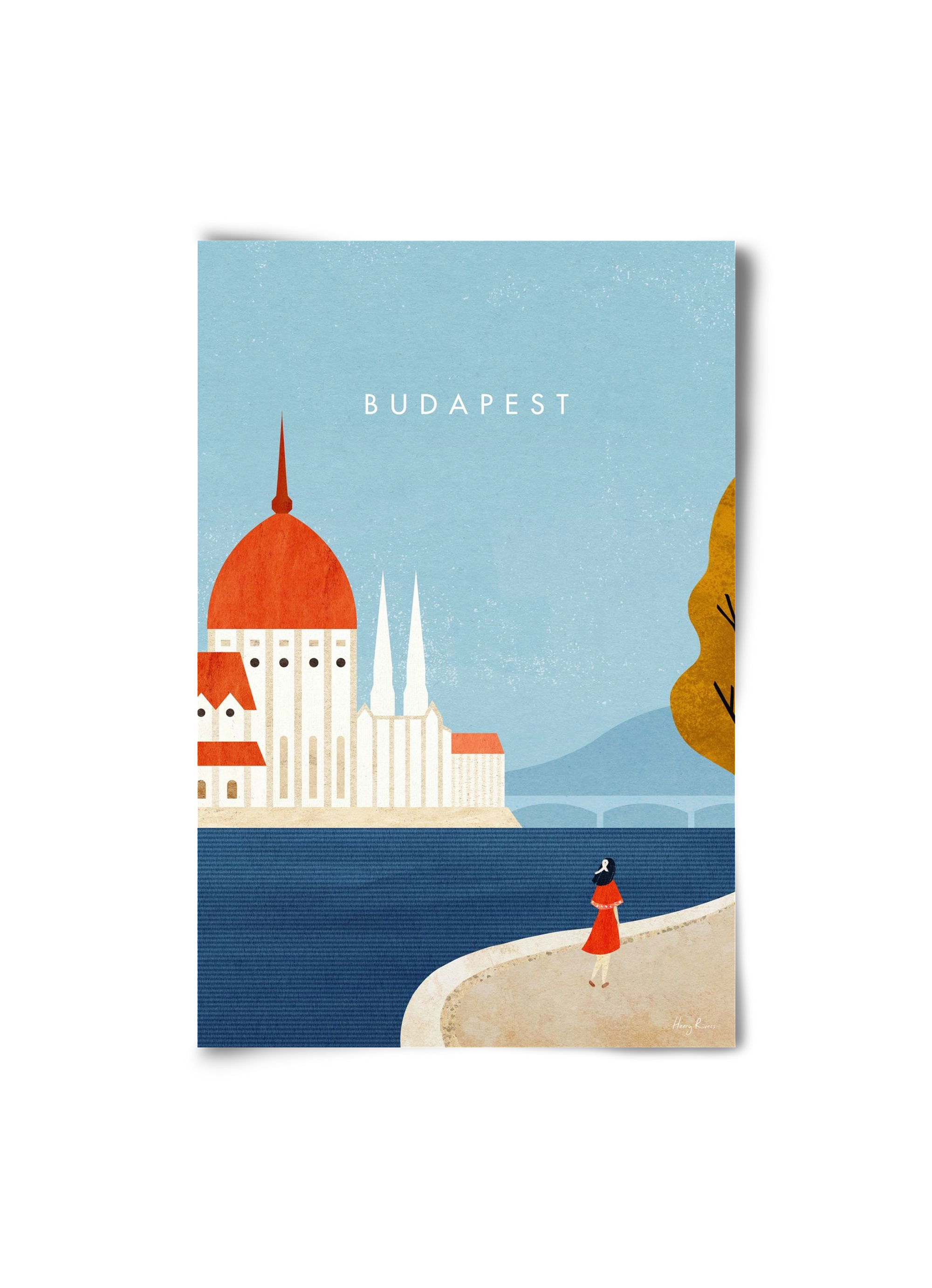 Budapest, 20x30 cm, Keret nélkül