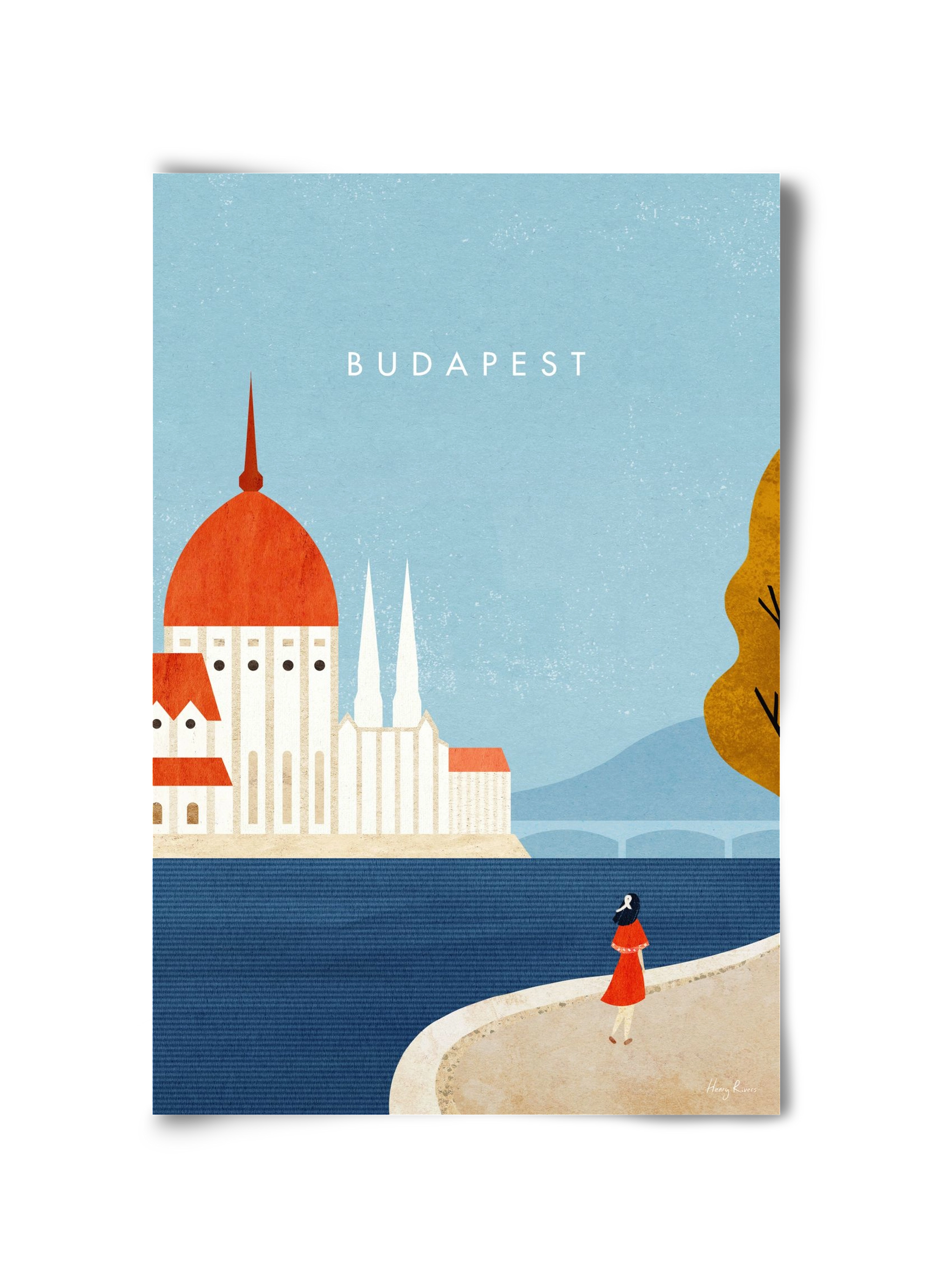 Budapest, 30x45 cm, Keret nélkül