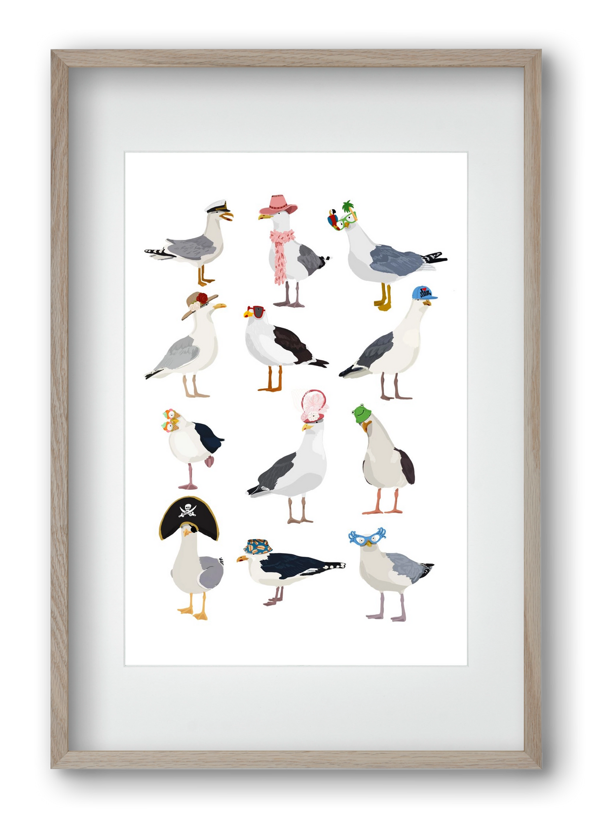 At the seaside, 40x60 cm (30x45 cm), Tölgy keret, paszpartuval