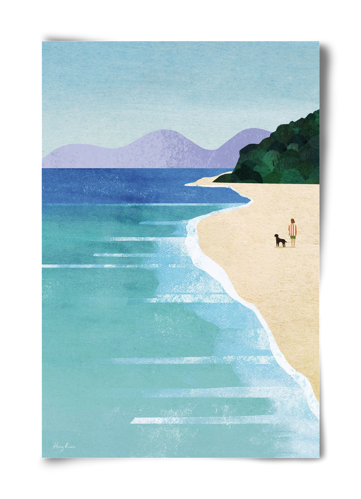 Beach Girl, 40x60 cm, Keret nélkül