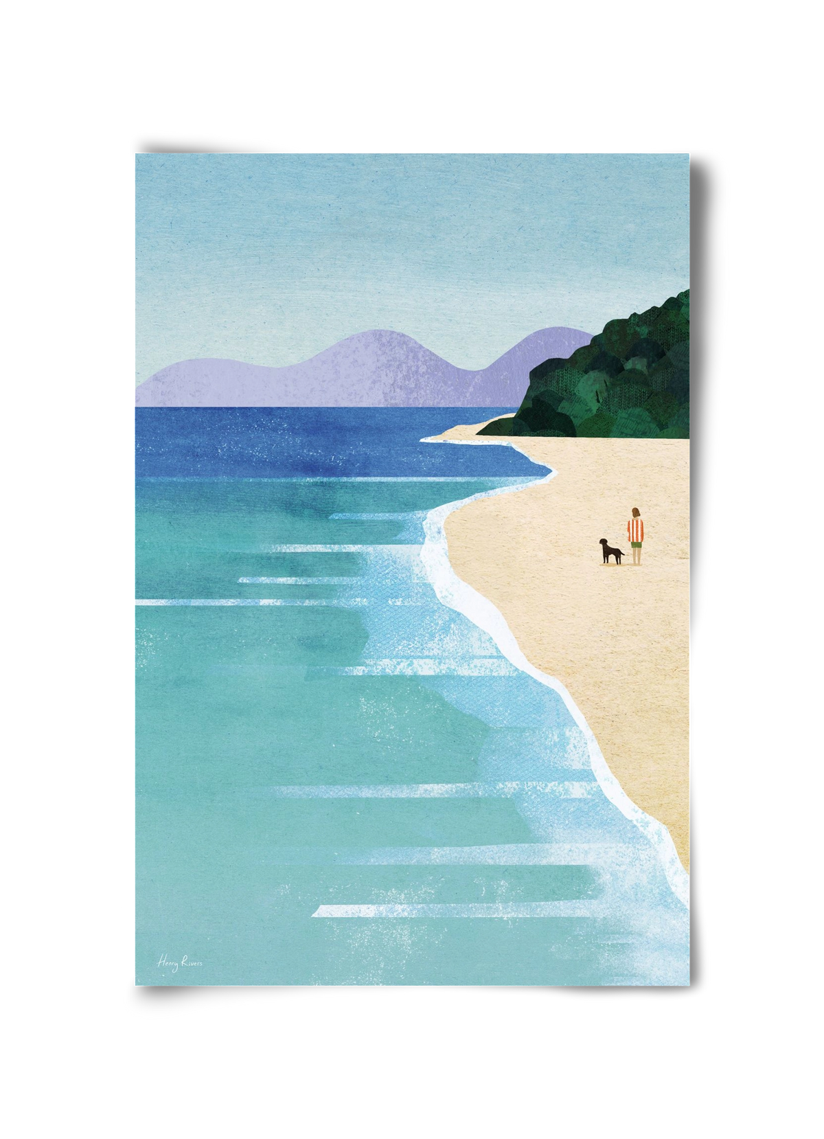 Beach Girl, 30x45 cm, Keret nélkül