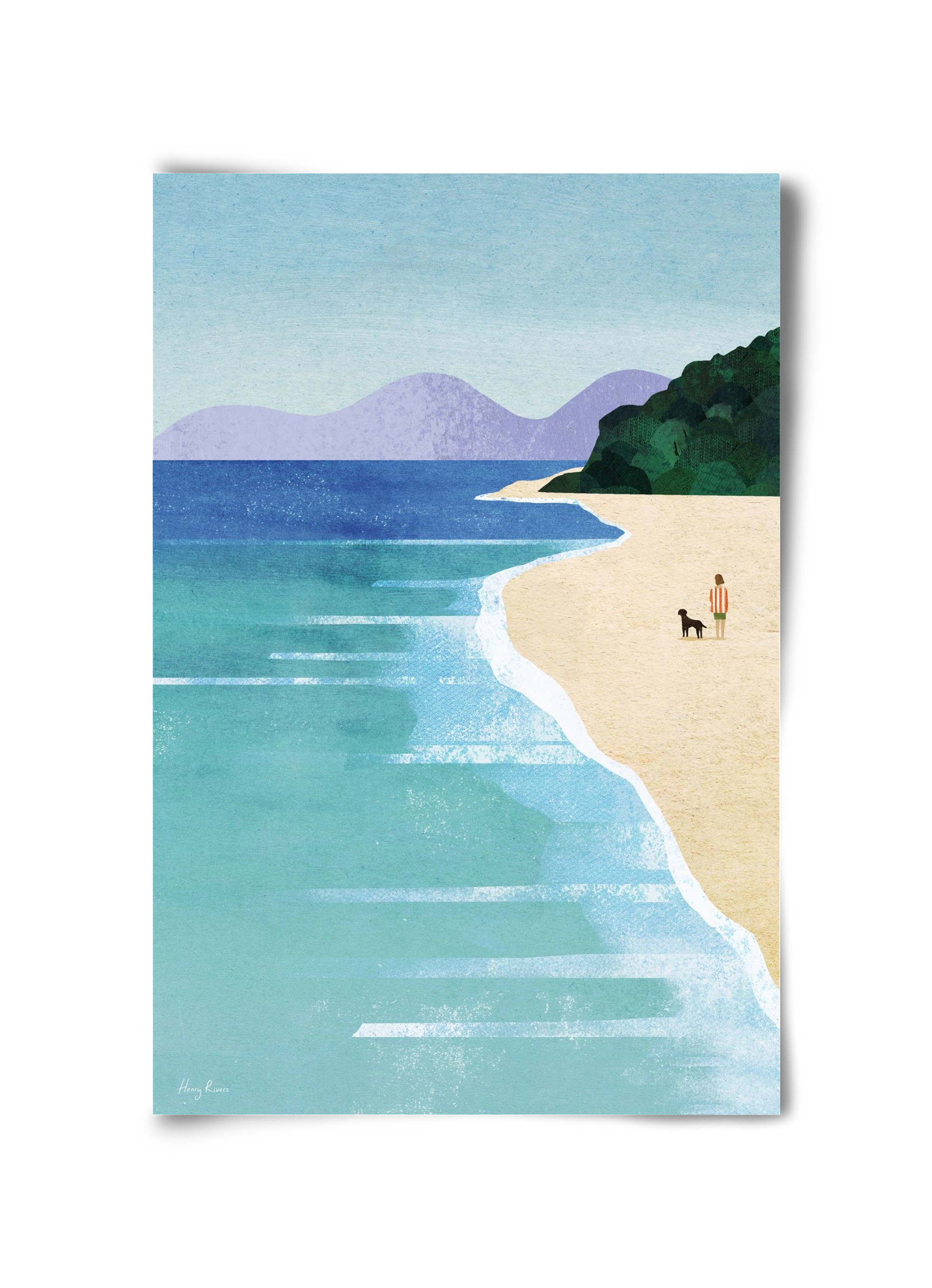 Beach Girl, 30x45 cm, Keret nélkül