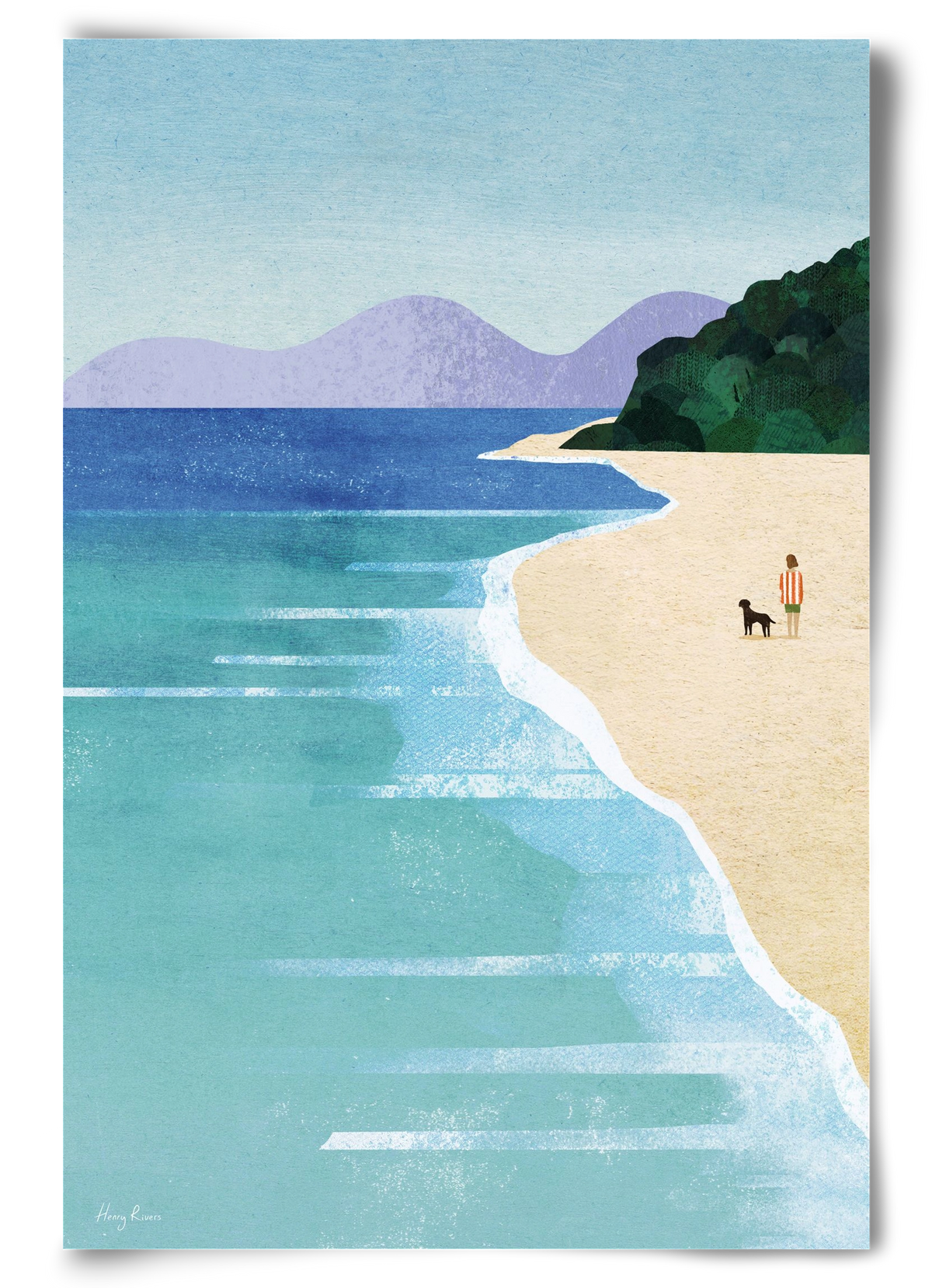 Beach Girl, 60x90 cm, Keret nélkül