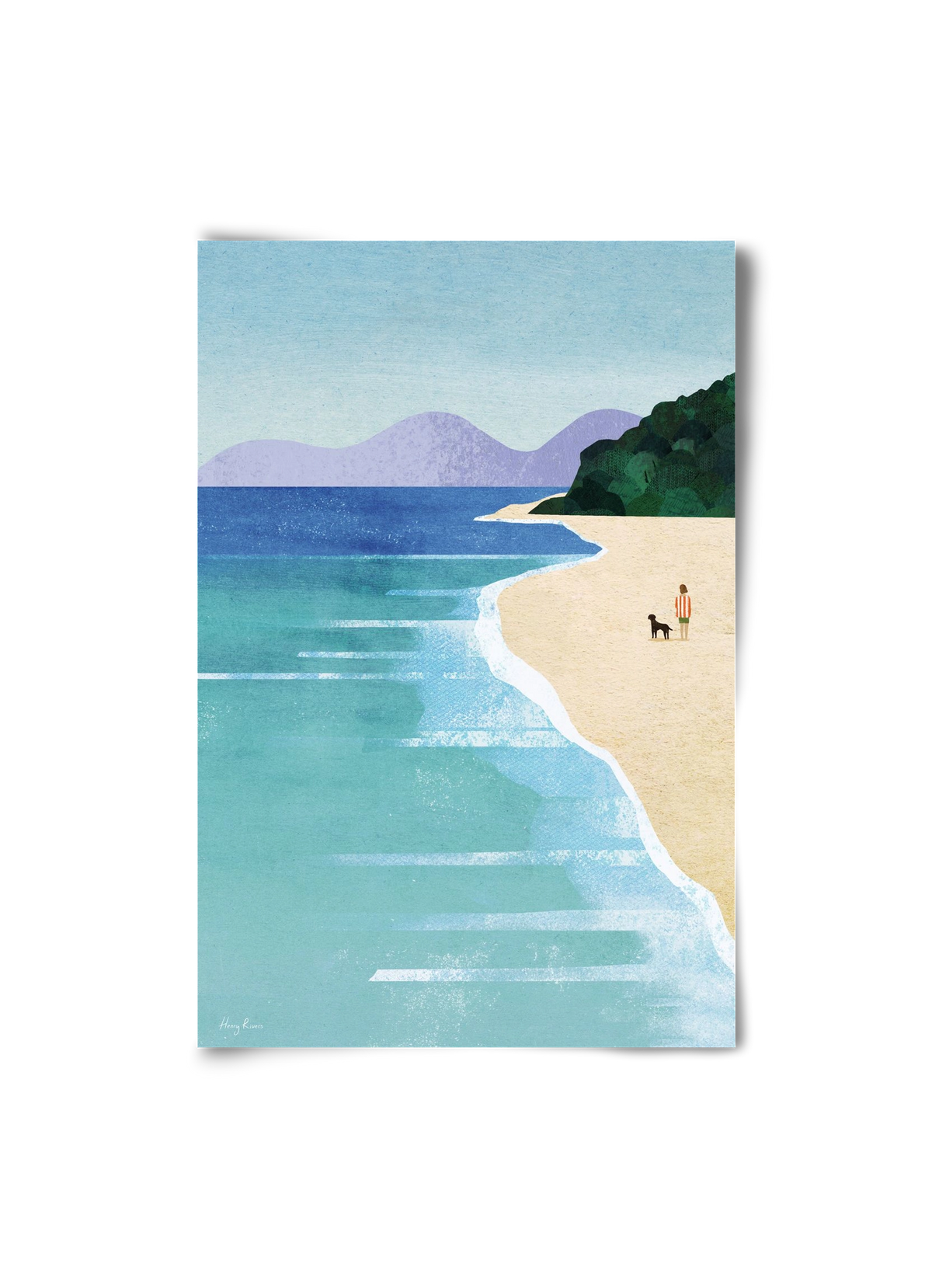 Beach Girl, 20x30 cm, Keret nélkül