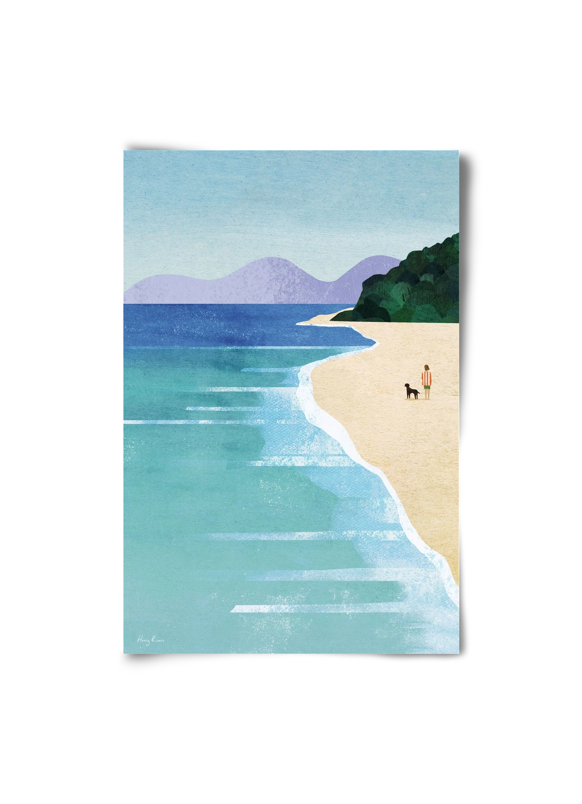 Beach Girl, 20x30 cm, Keret nélkül