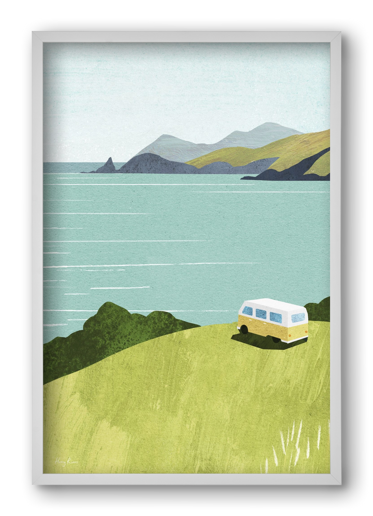 Van Life, 40x60 cm (40x60 cm), Fehér keret