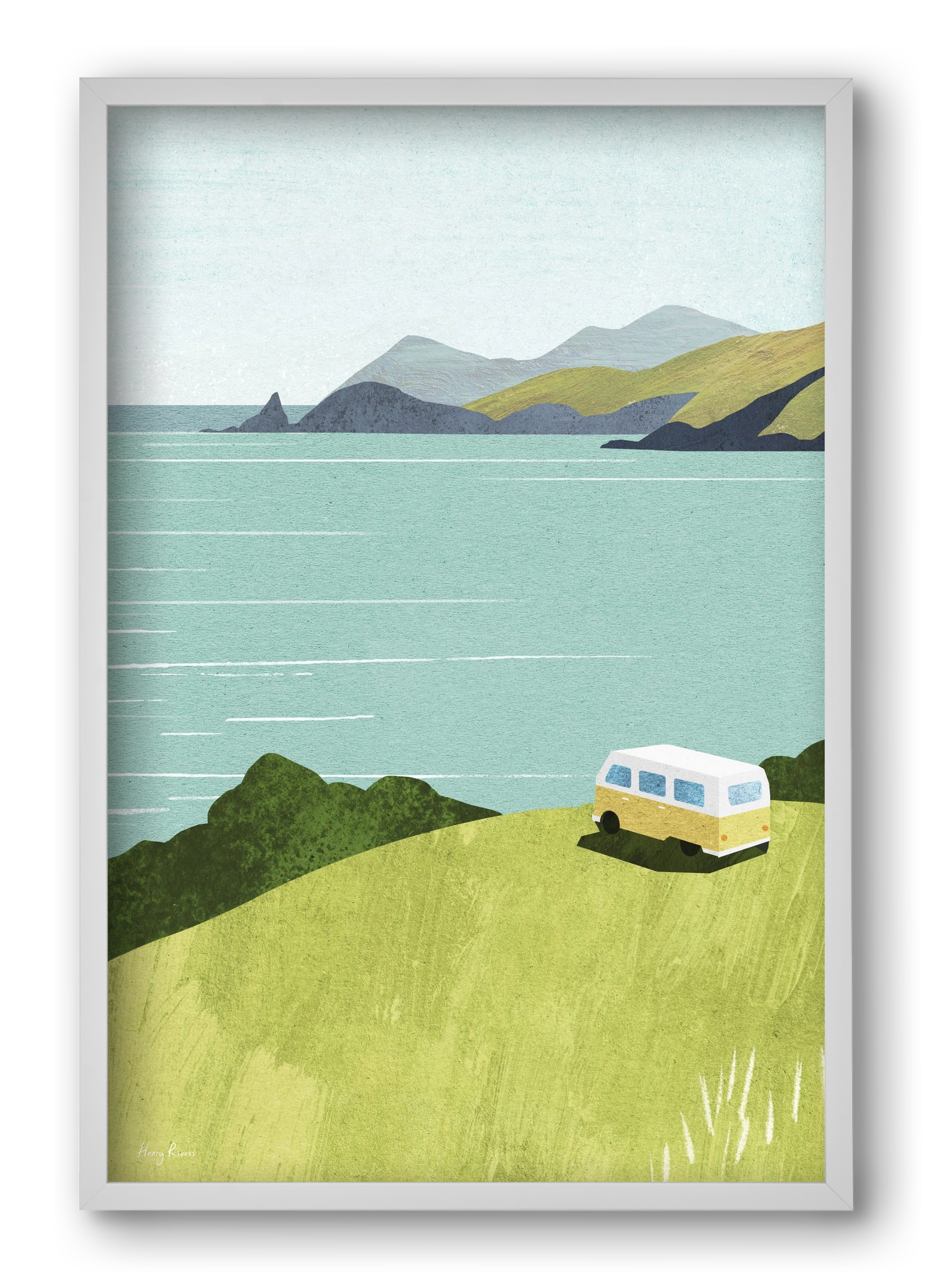 Van Life, 40x60 cm (40x60 cm), Fehér keret