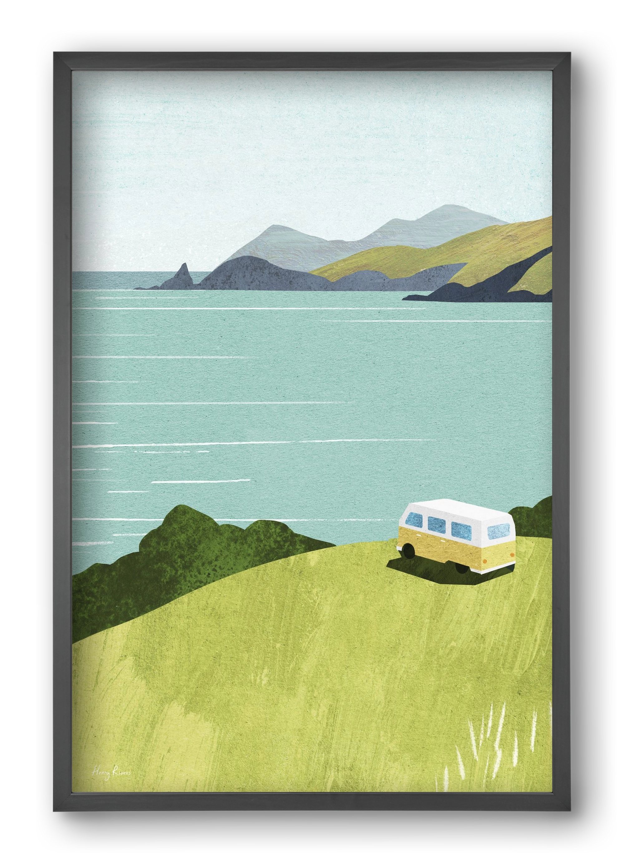 Van Life, 40x60 cm (40x60 cm), Fekete keret