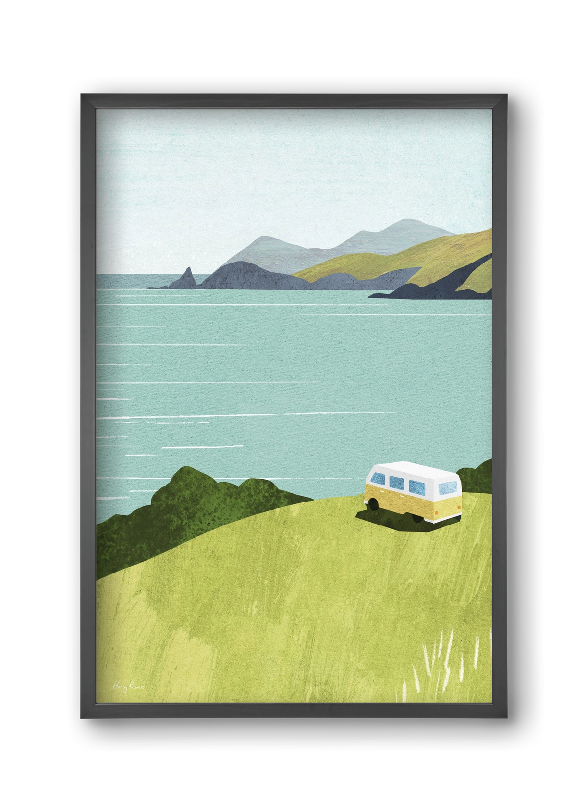 Van Life, 30x45 cm (30x45 cm), Fekete keret