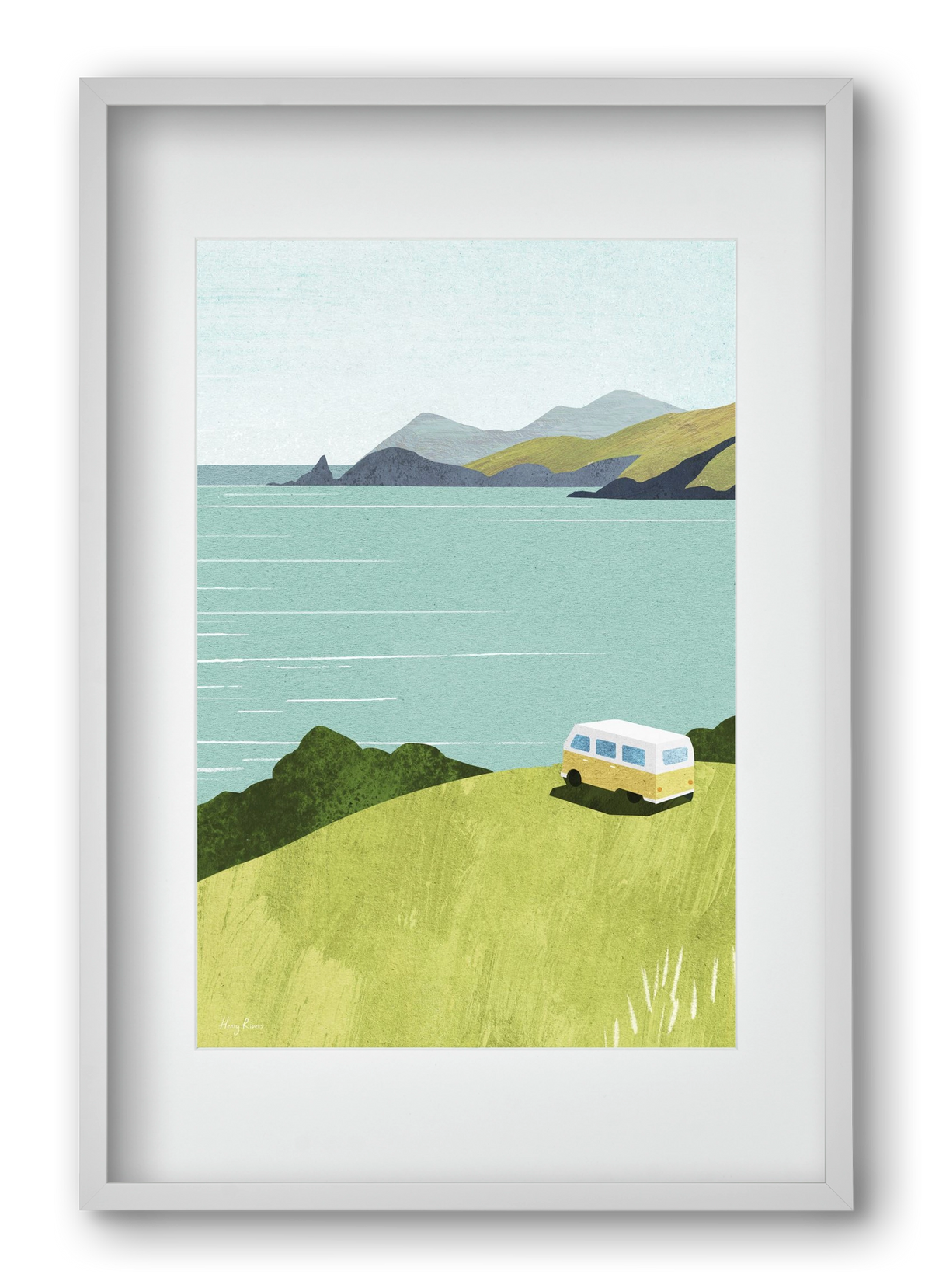 Van Life, 40x60 cm (30x45 cm), Fehér keret, paszpartuval