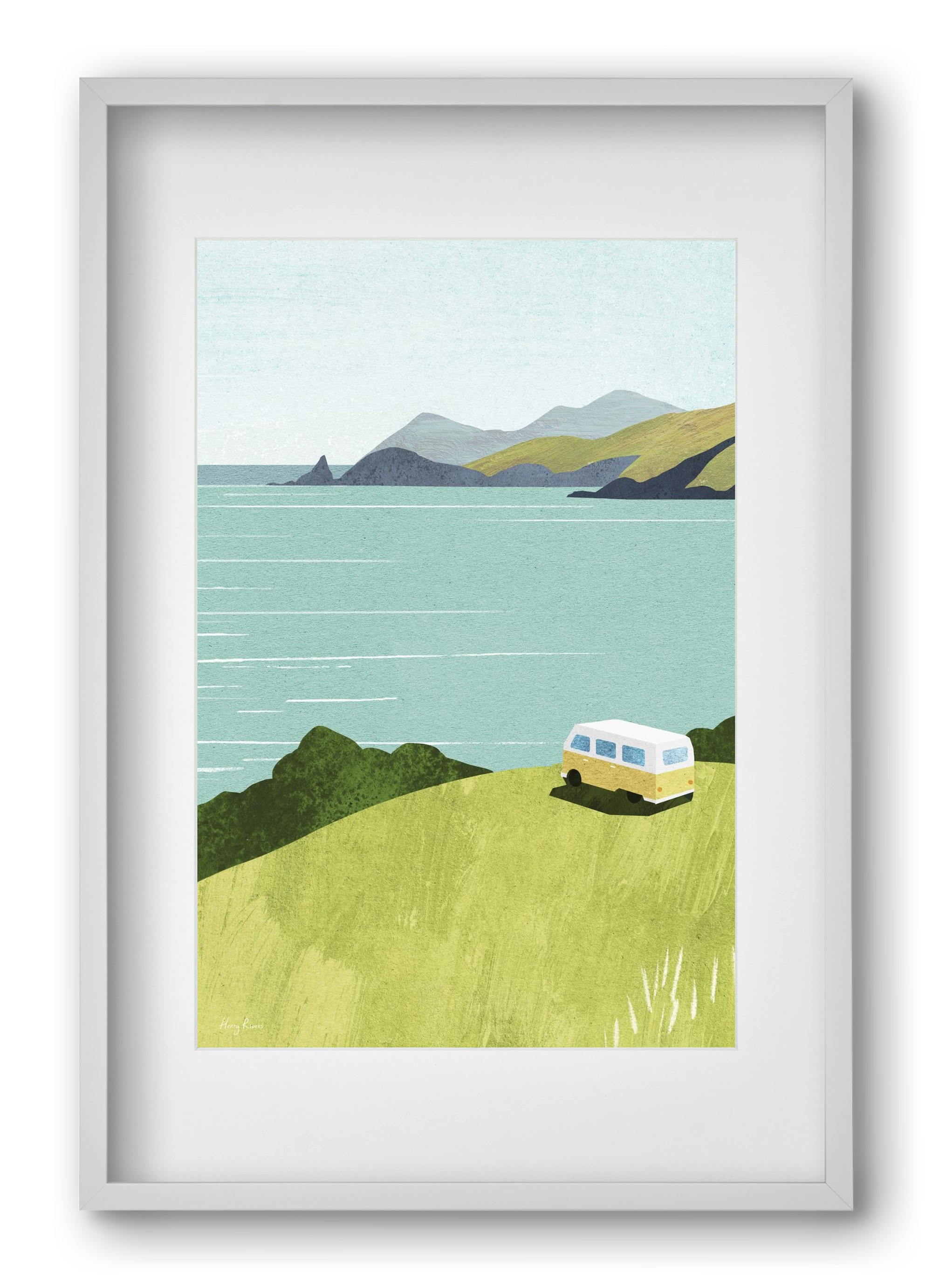 Van Life, 40x60 cm (30x45 cm), Fehér keret, paszpartuval