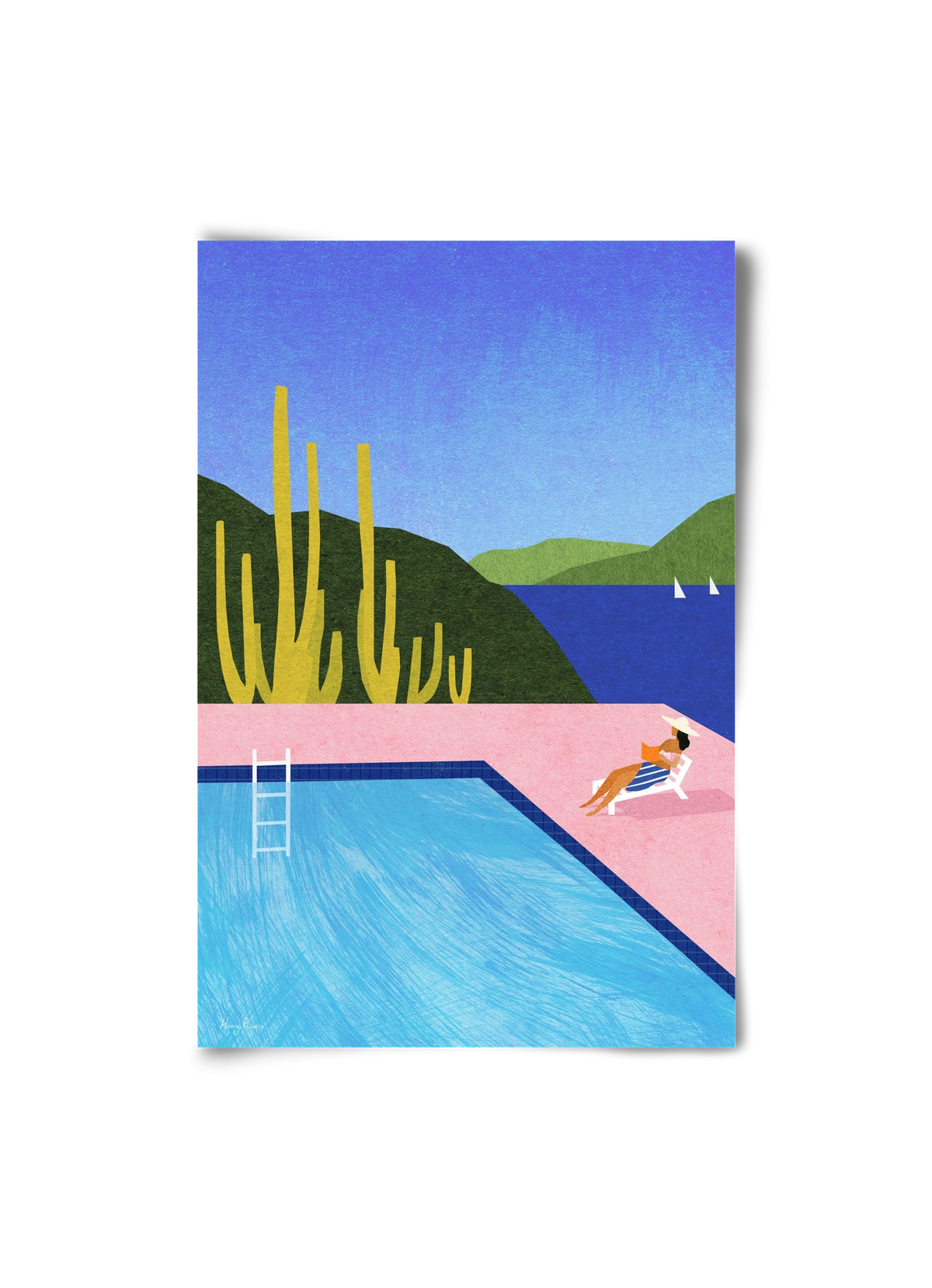 Swimming Pool, 20x30 cm, Keret nélkül