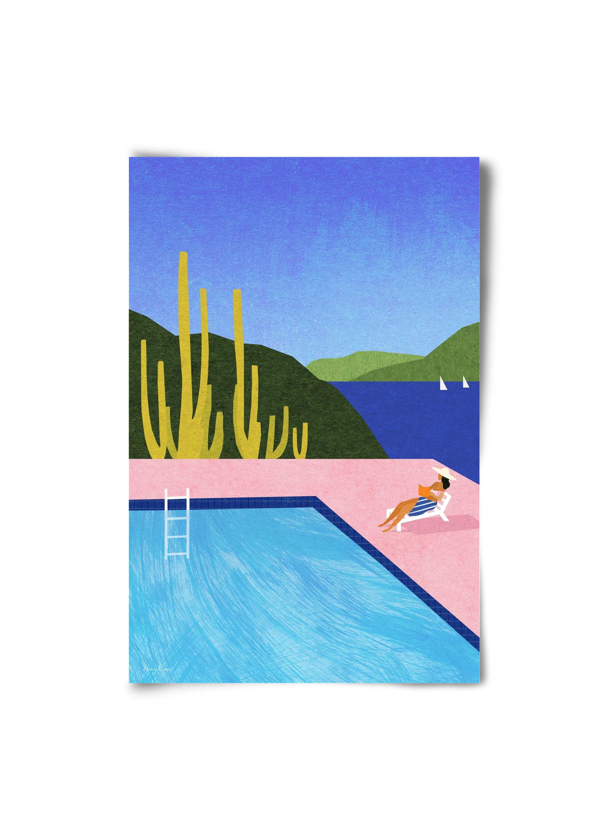 Swimming Pool, 20x30 cm, Keret nélkül
