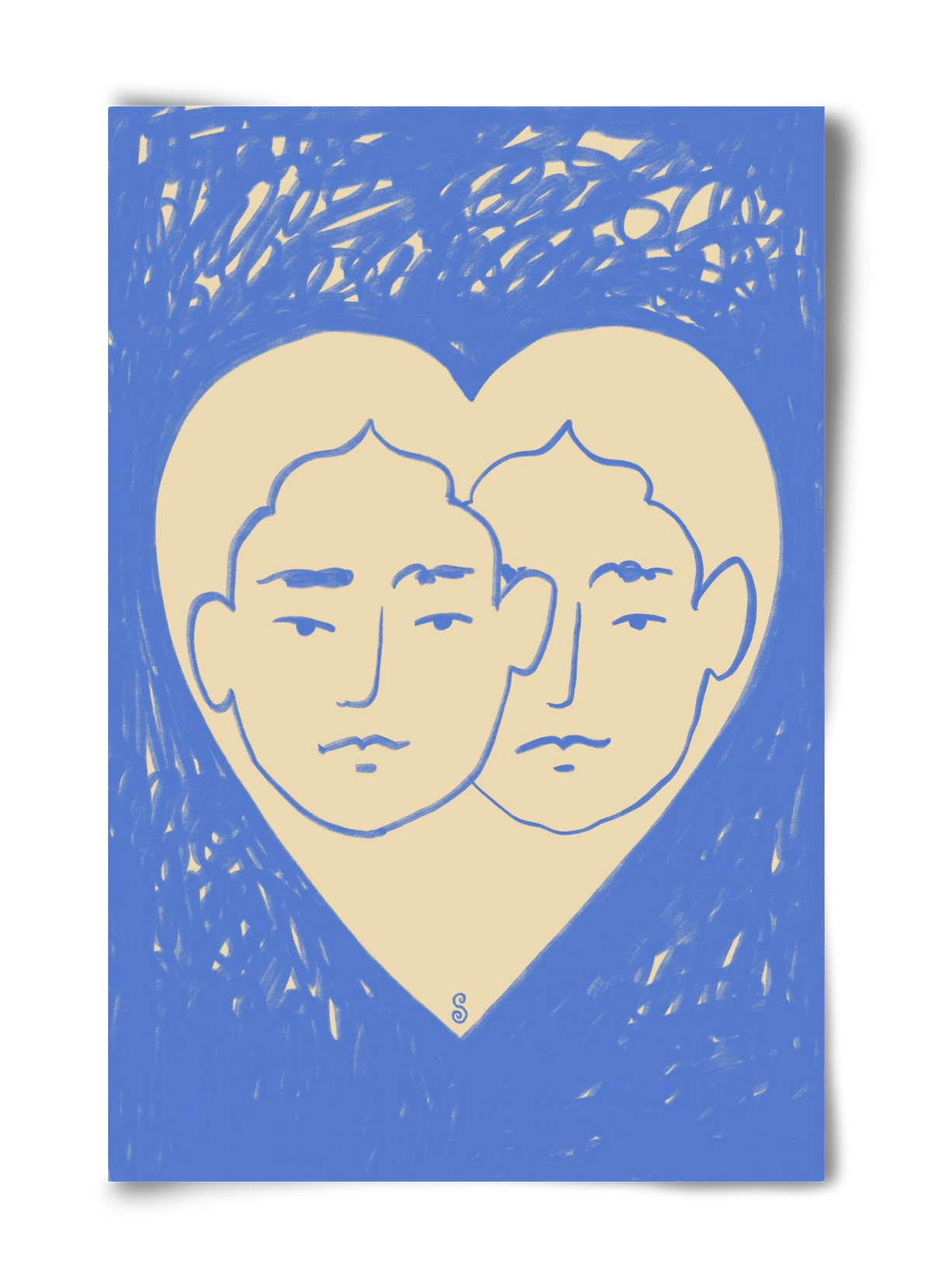 LOVERS, 40x60 cm, Keret nélkül