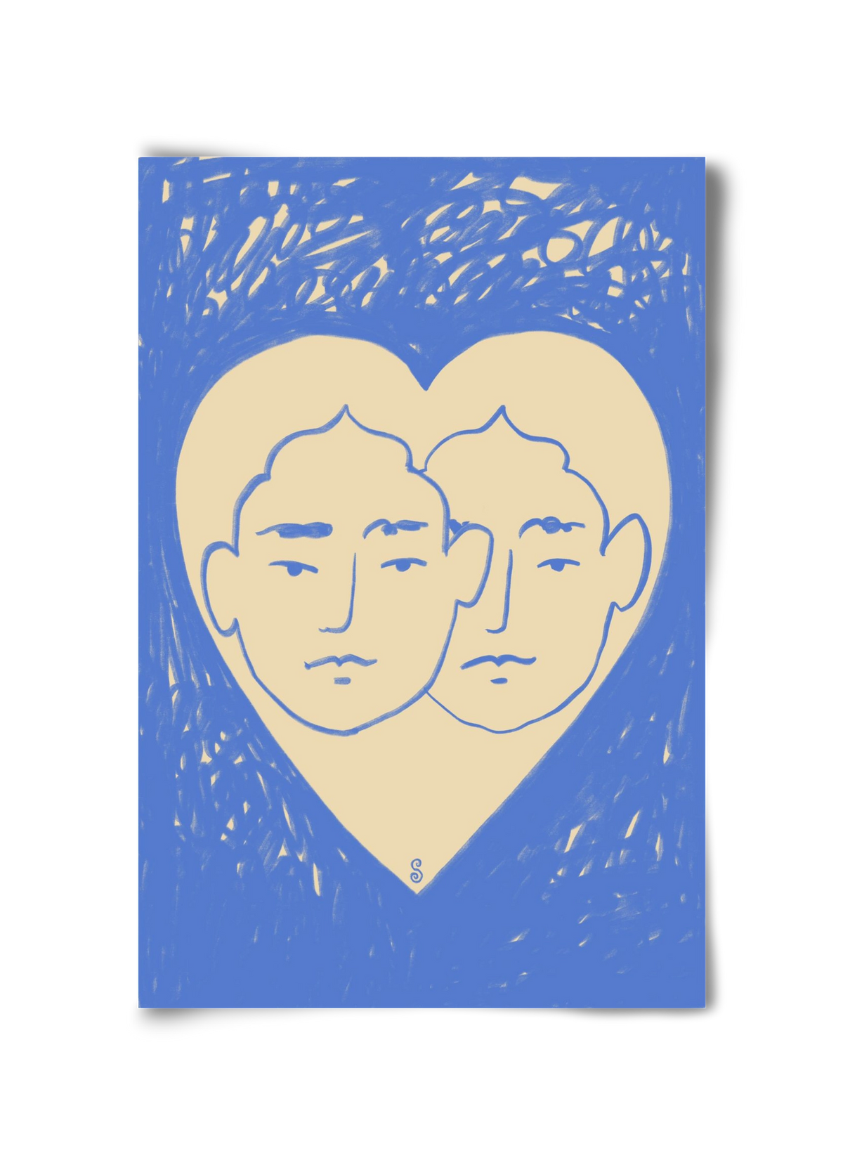 LOVERS, 30x45 cm, Keret nélkül