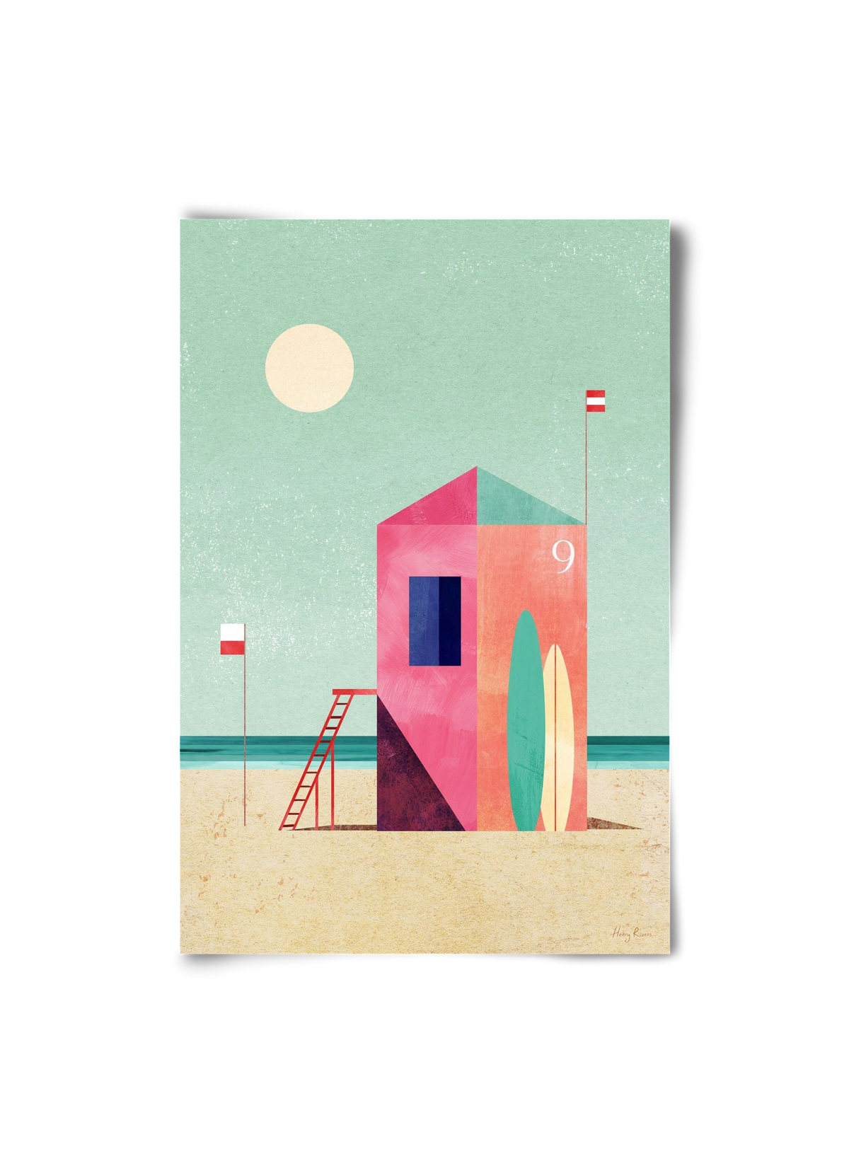 Surf Hut, 20x30 cm, Keret nélkül