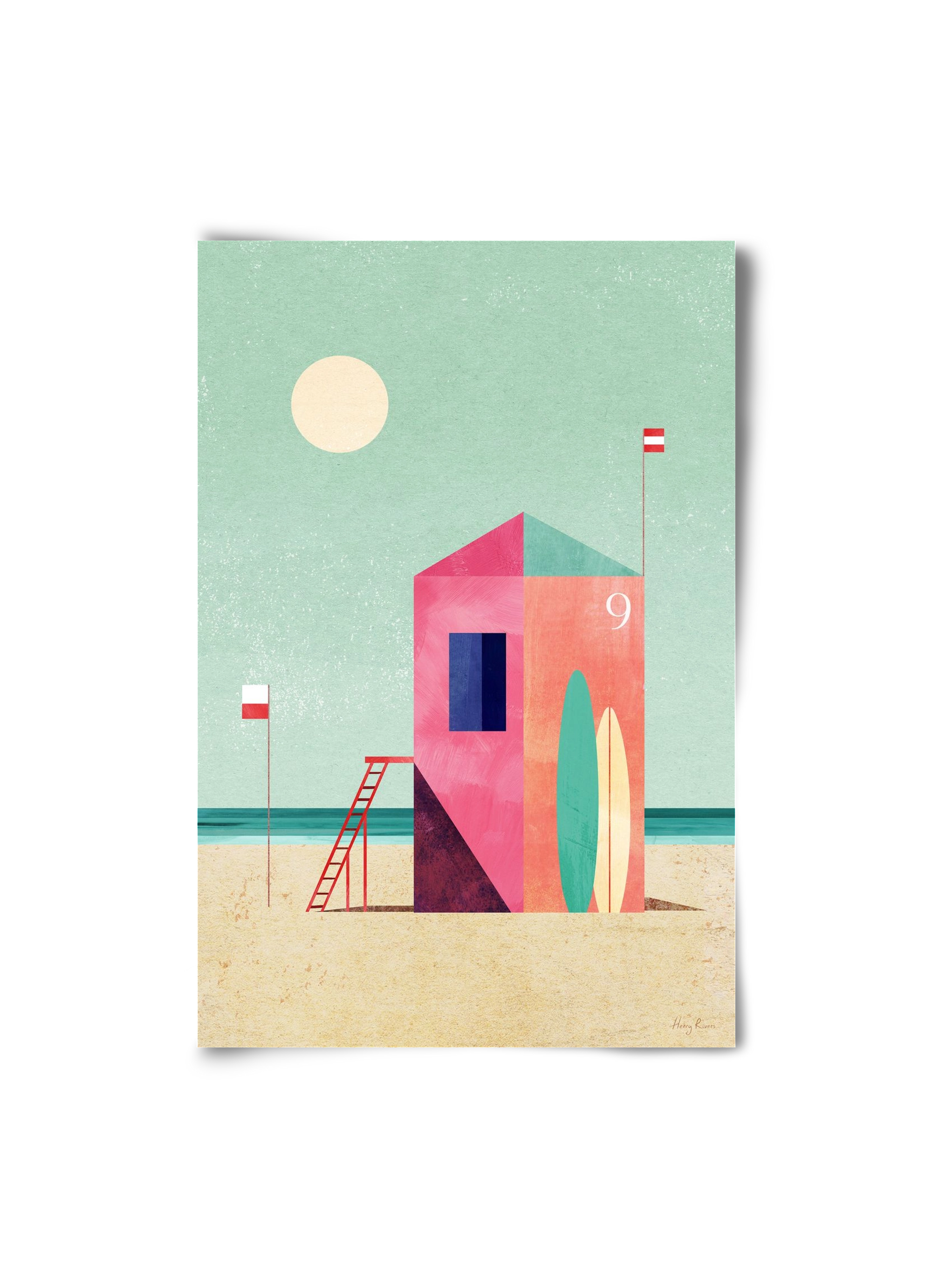 Surf Hut, 20x30 cm, Keret nélkül
