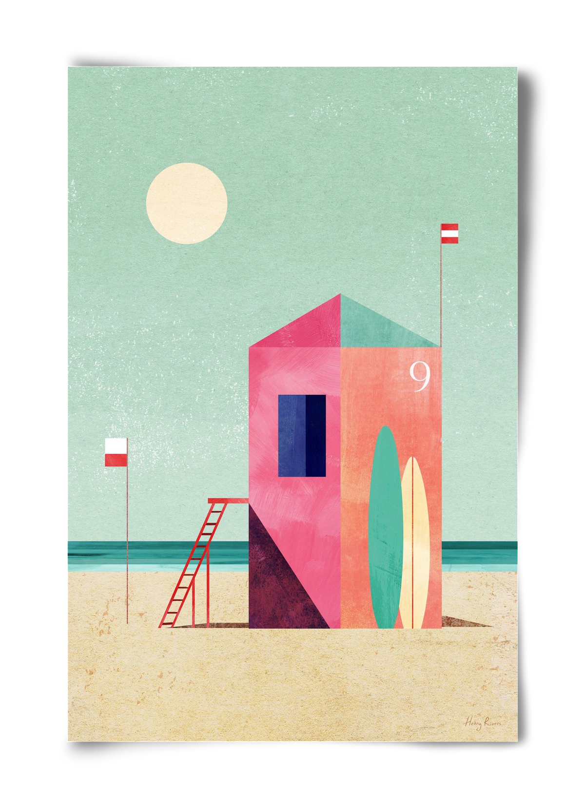 Surf Hut, 40x60 cm, Keret nélkül
