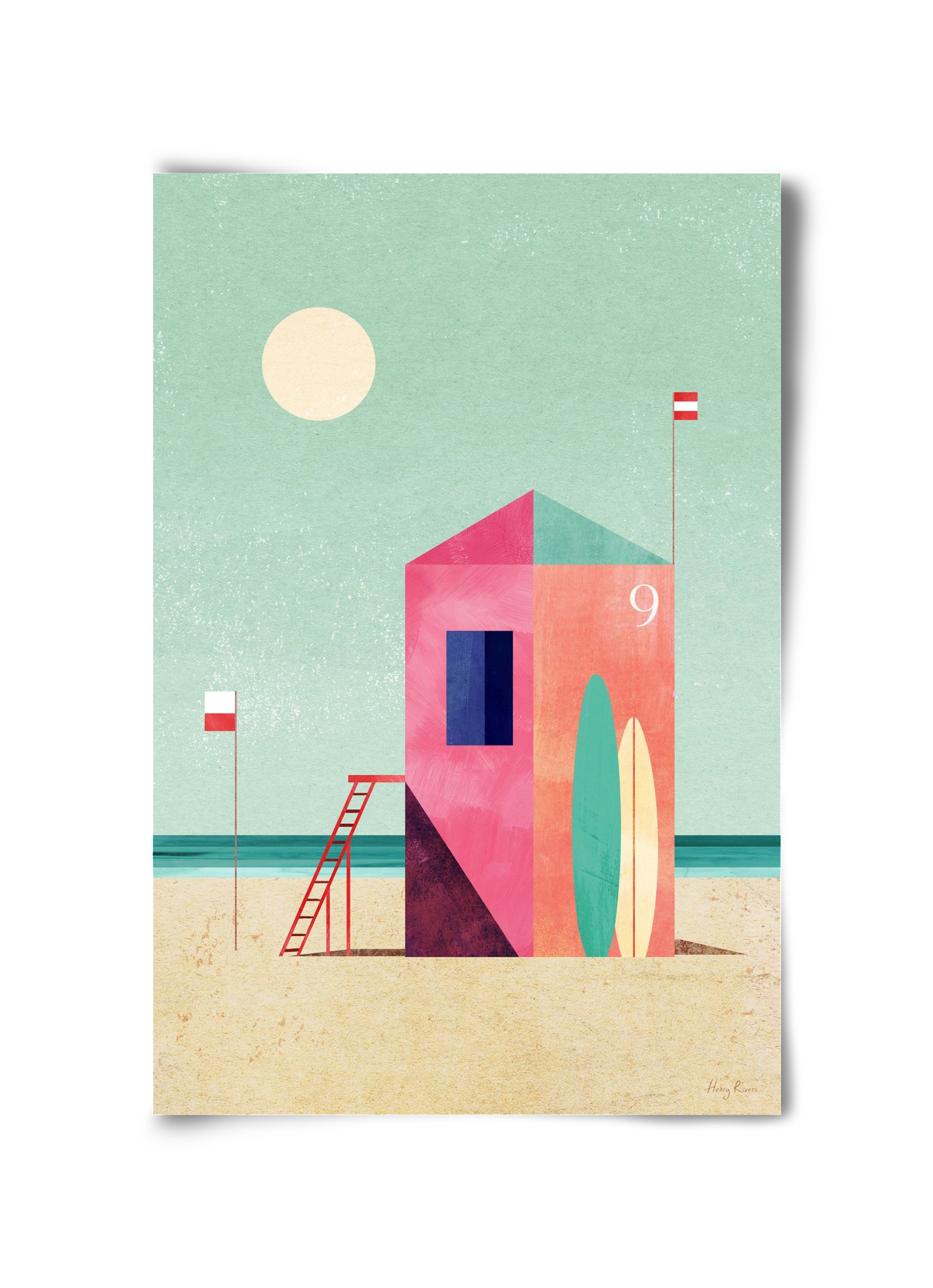 Surf Hut, 30x45 cm, Keret nélkül