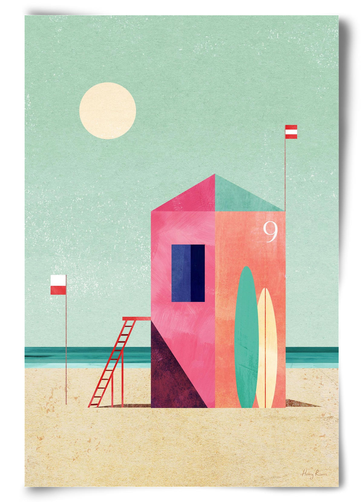 Surf Hut, 60x90 cm, Keret nélkül