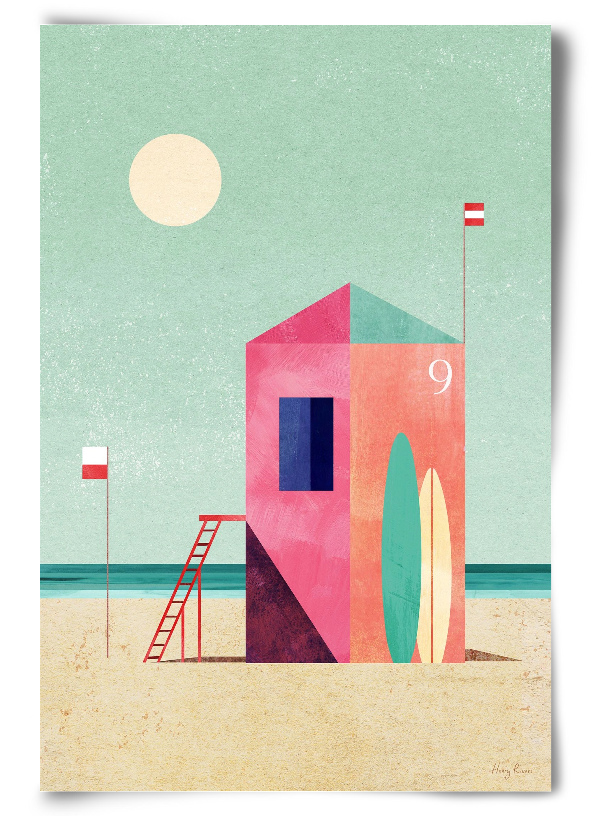Surf Hut, 60x90 cm, Keret nélkül